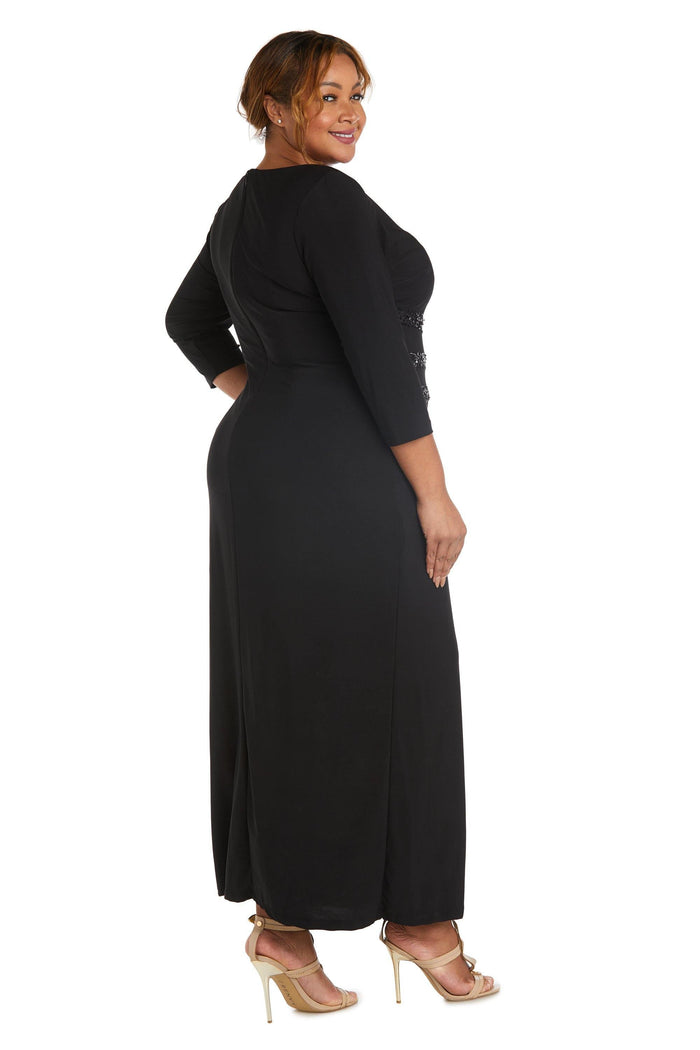 R&M Richards Long Formal Plus Size Dress 3780W - The Dress Outlet