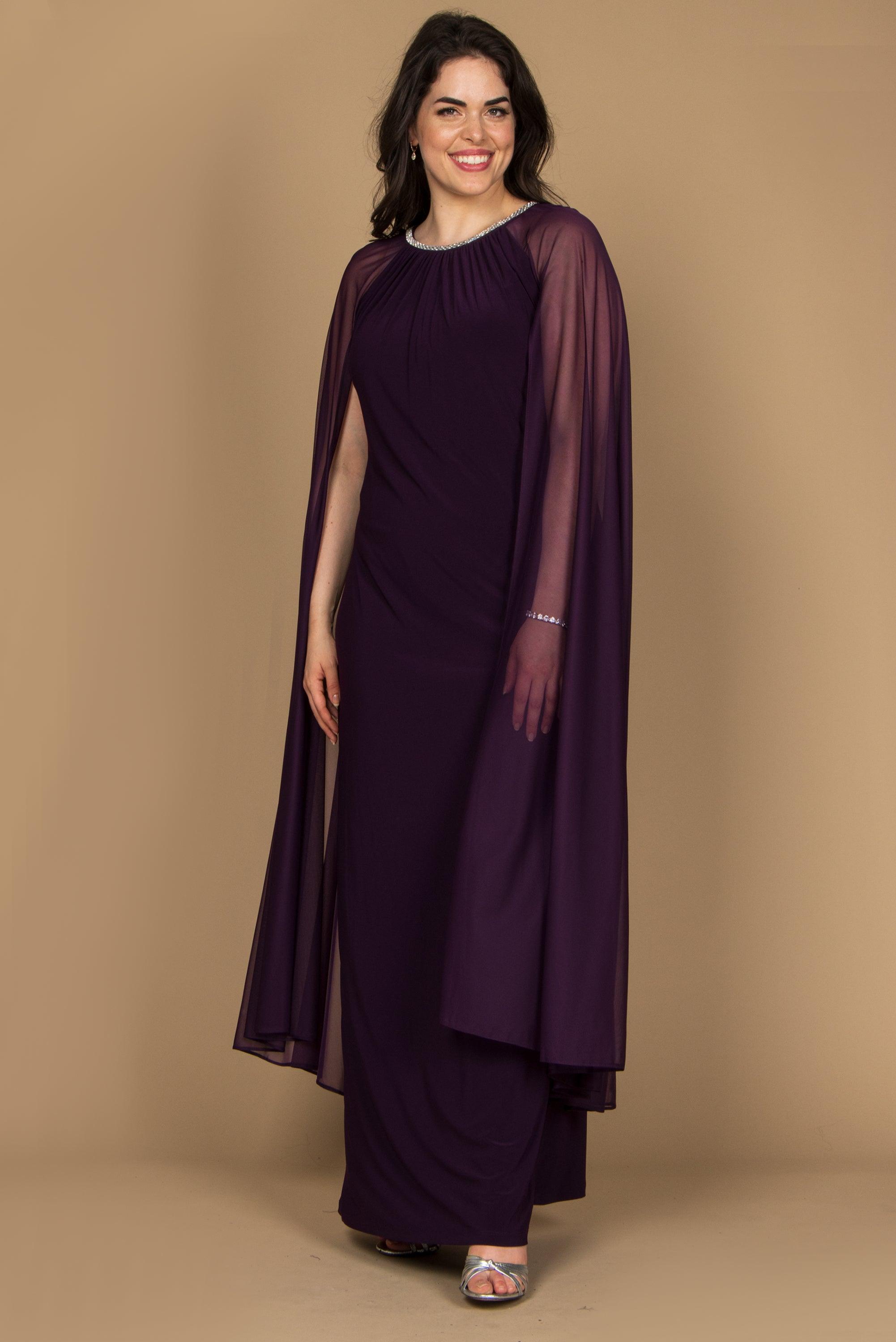 R&M Richards Long Mother of the Bride Dress 2487 - The Dress Outlet