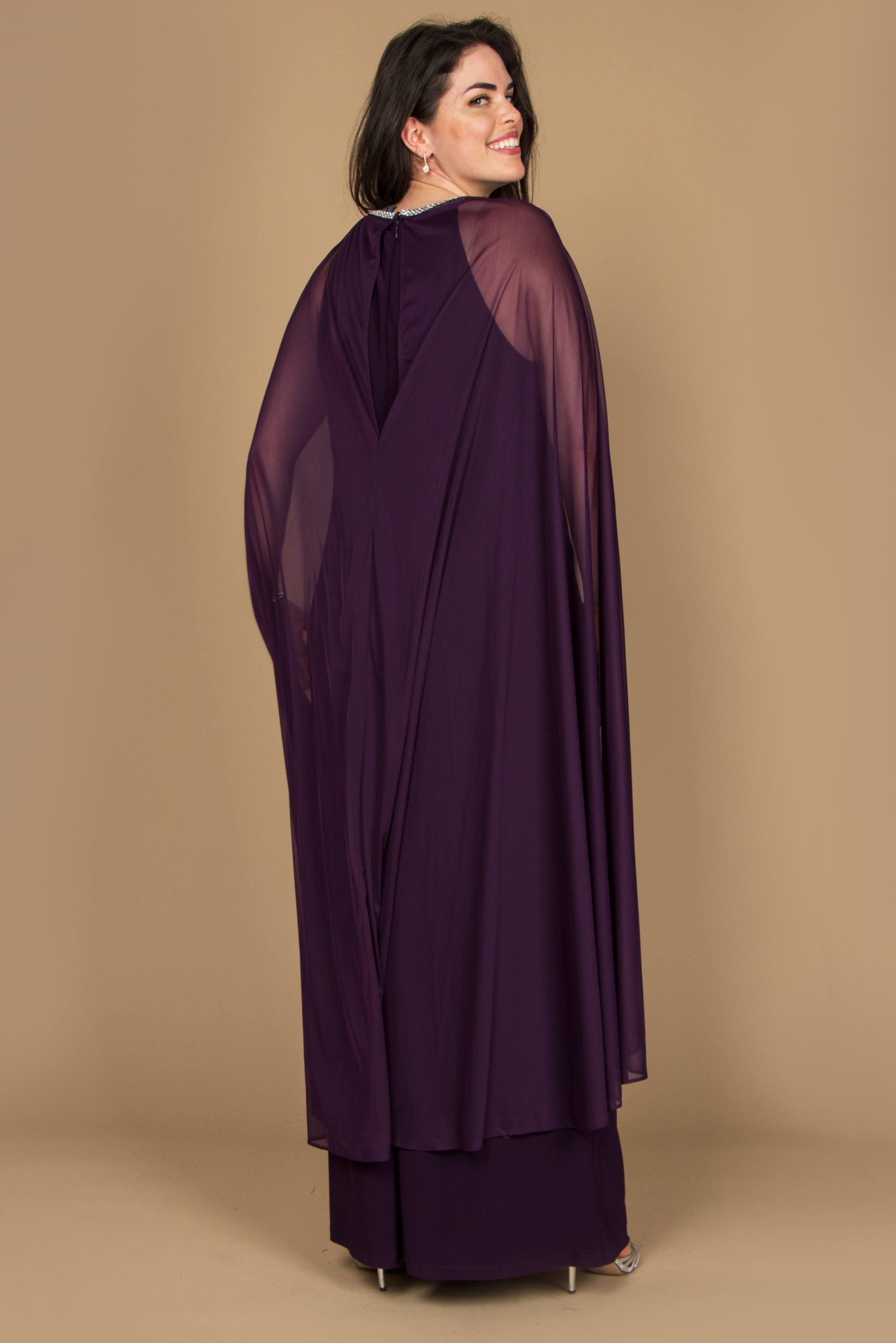 R&M Richards Long Mother of the Bride Dress 2487 - The Dress Outlet