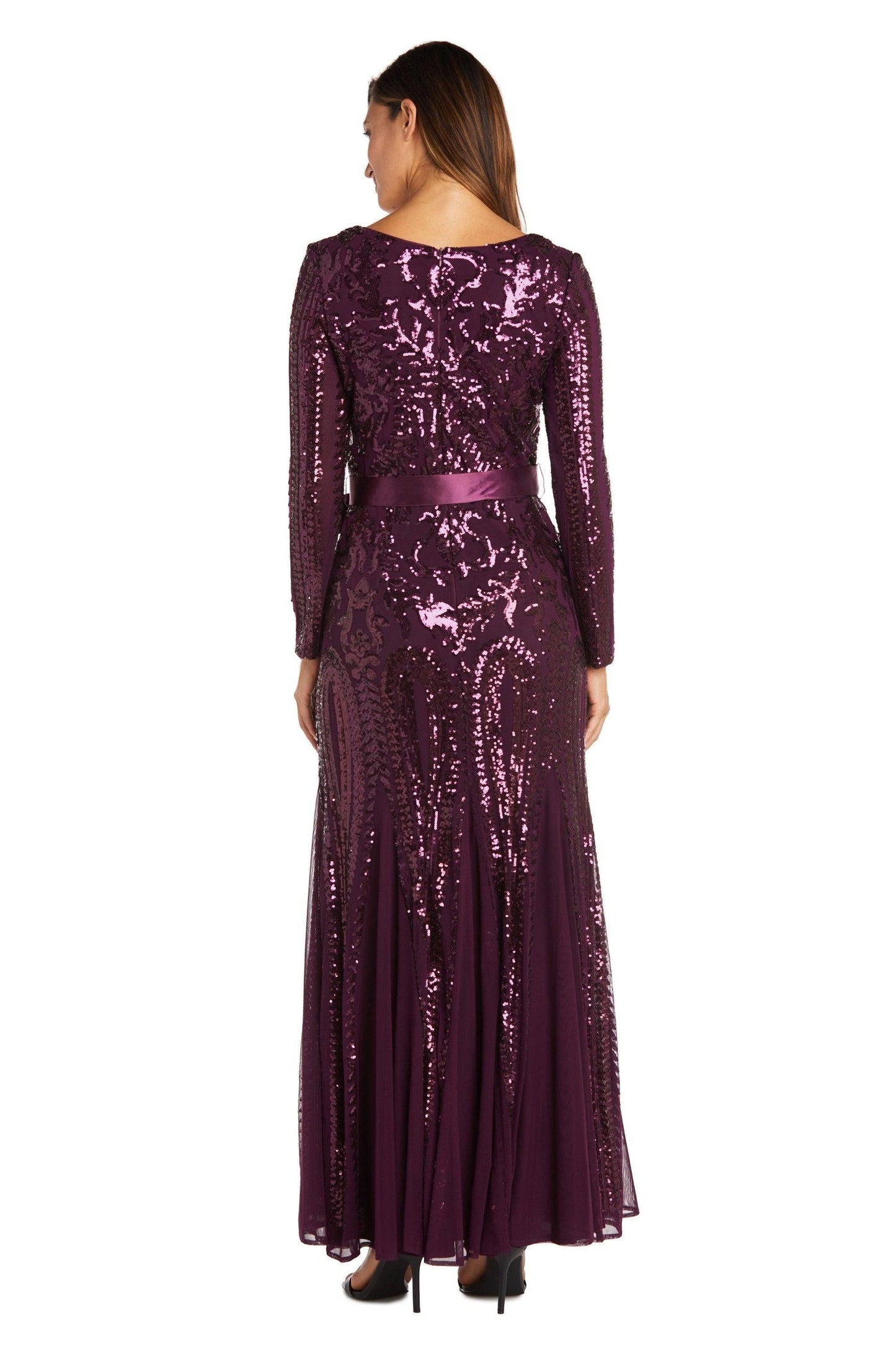 R&M Richards Long Mother of the Bride Dress 5623 - The Dress Outlet