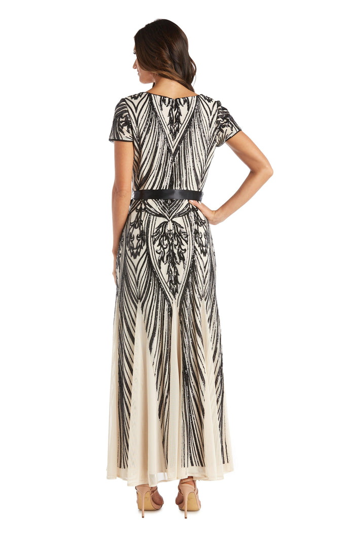 R&M Richards Long Mother of the Bride Dress 7385 - The Dress Outlet