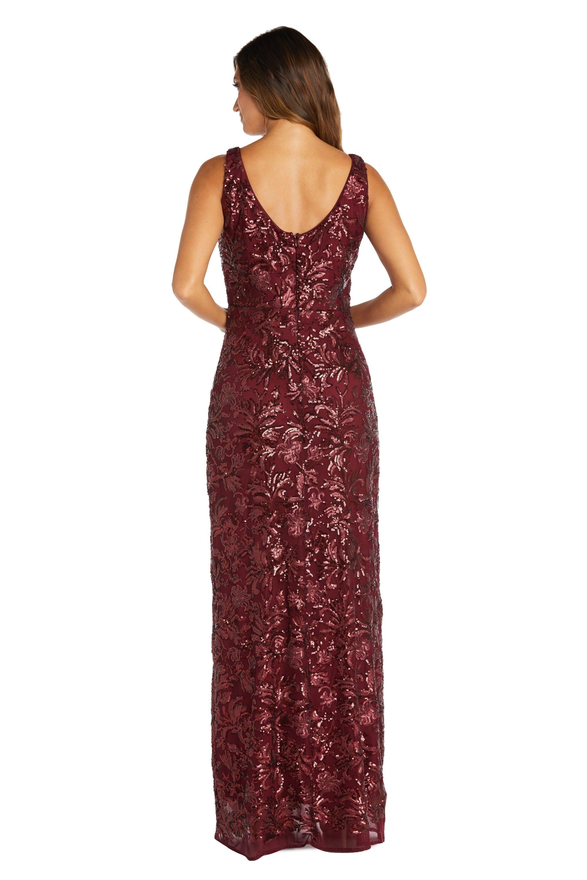 R&M Richards Long Mother of the Bride Dress 9171 - The Dress Outlet