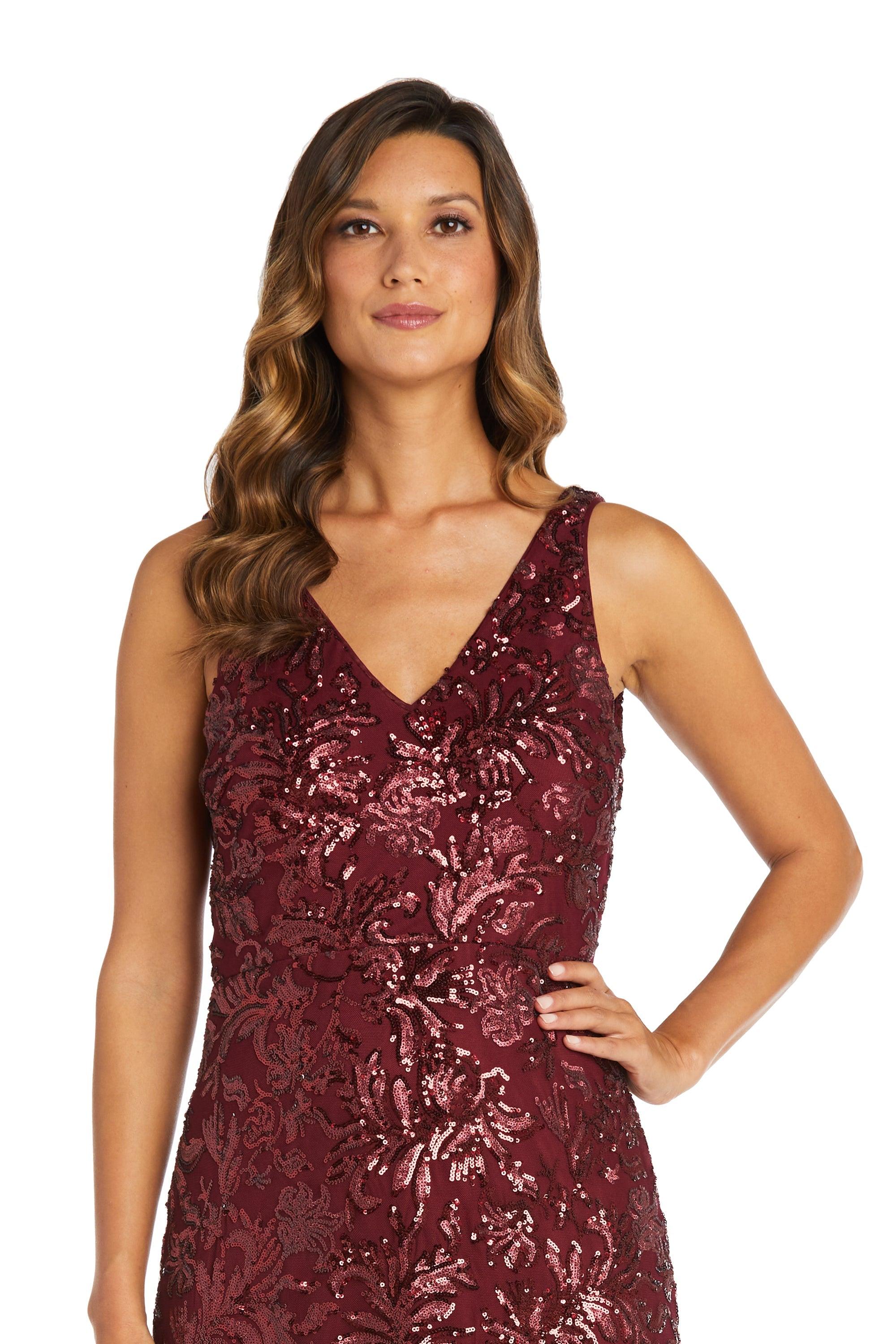 R&M Richards Long Mother of the Bride Dress 9171 - The Dress Outlet