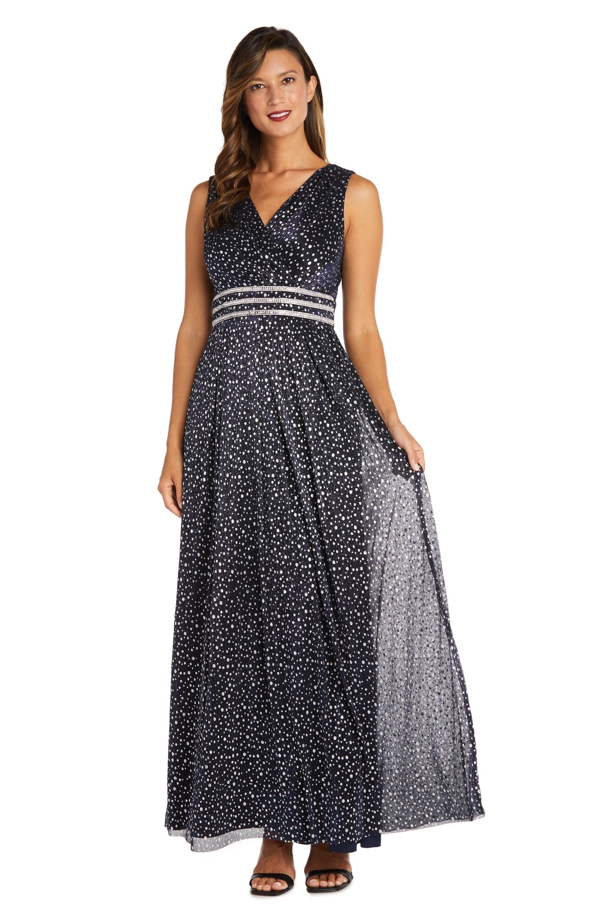 Navy R&M Richards 9308 Long Mother Of The Bride Dress for $112.99 – The ...