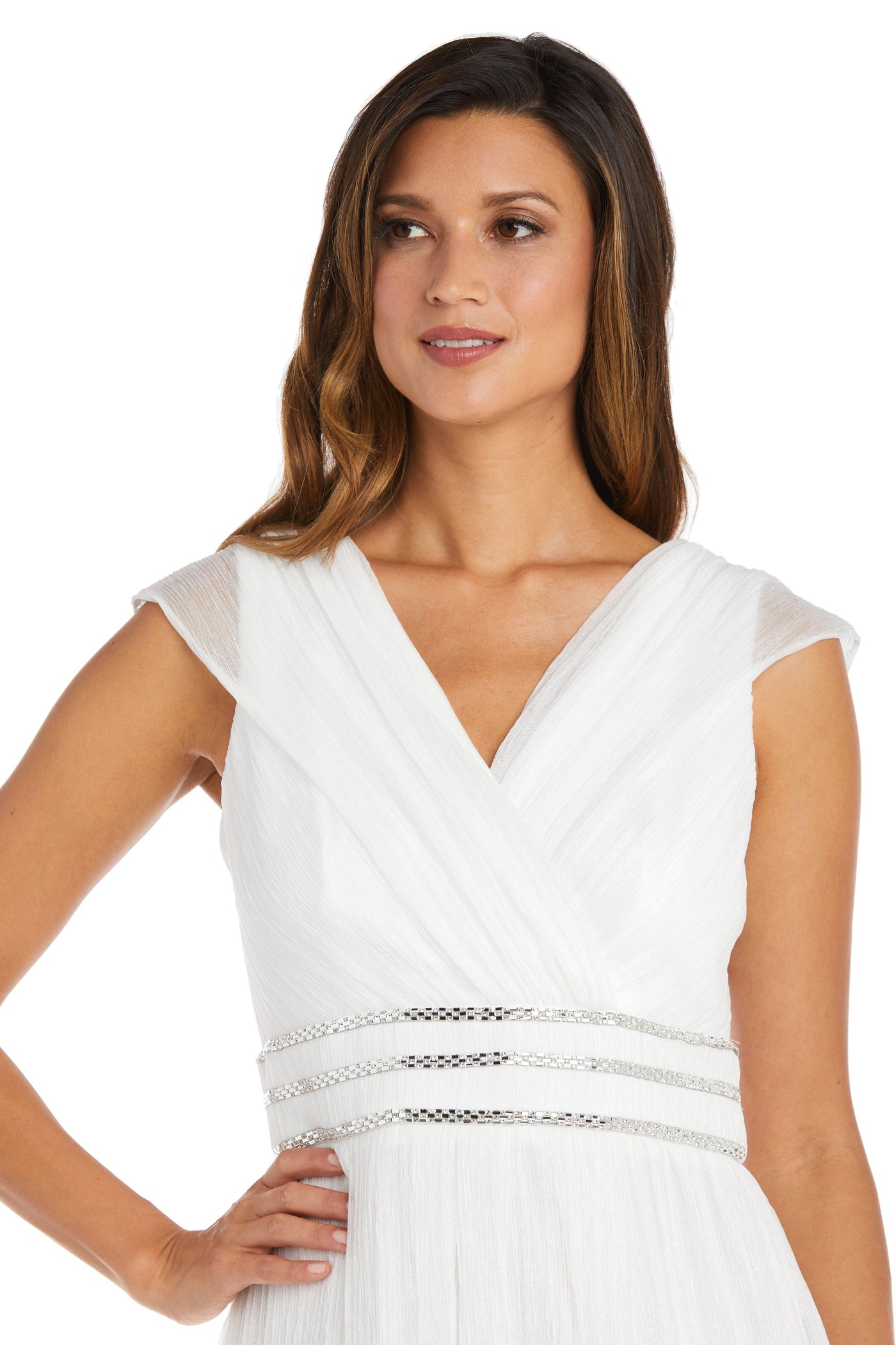 R&M Richards Long Mother of the Bride Dress 9466 - The Dress Outlet