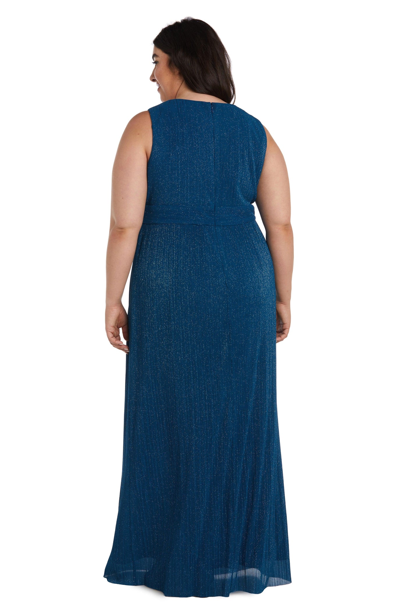 R&M Richards Long Plus Size Formal Dress 2475W - The Dress Outlet