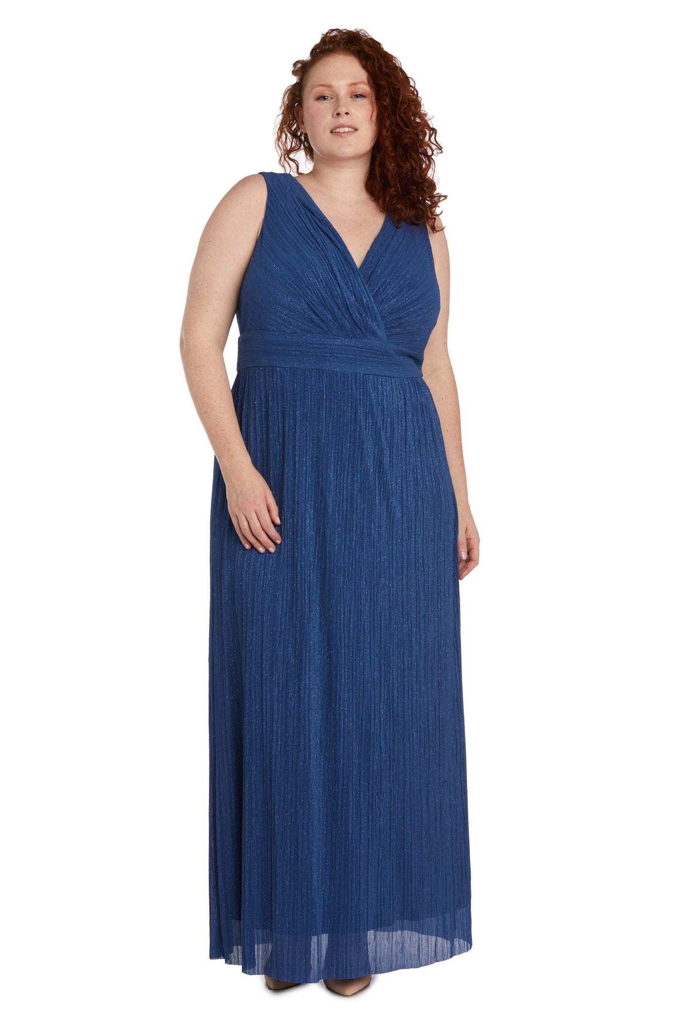 R&M Richards Long Plus Size Formal Dress 2475W - The Dress Outlet
