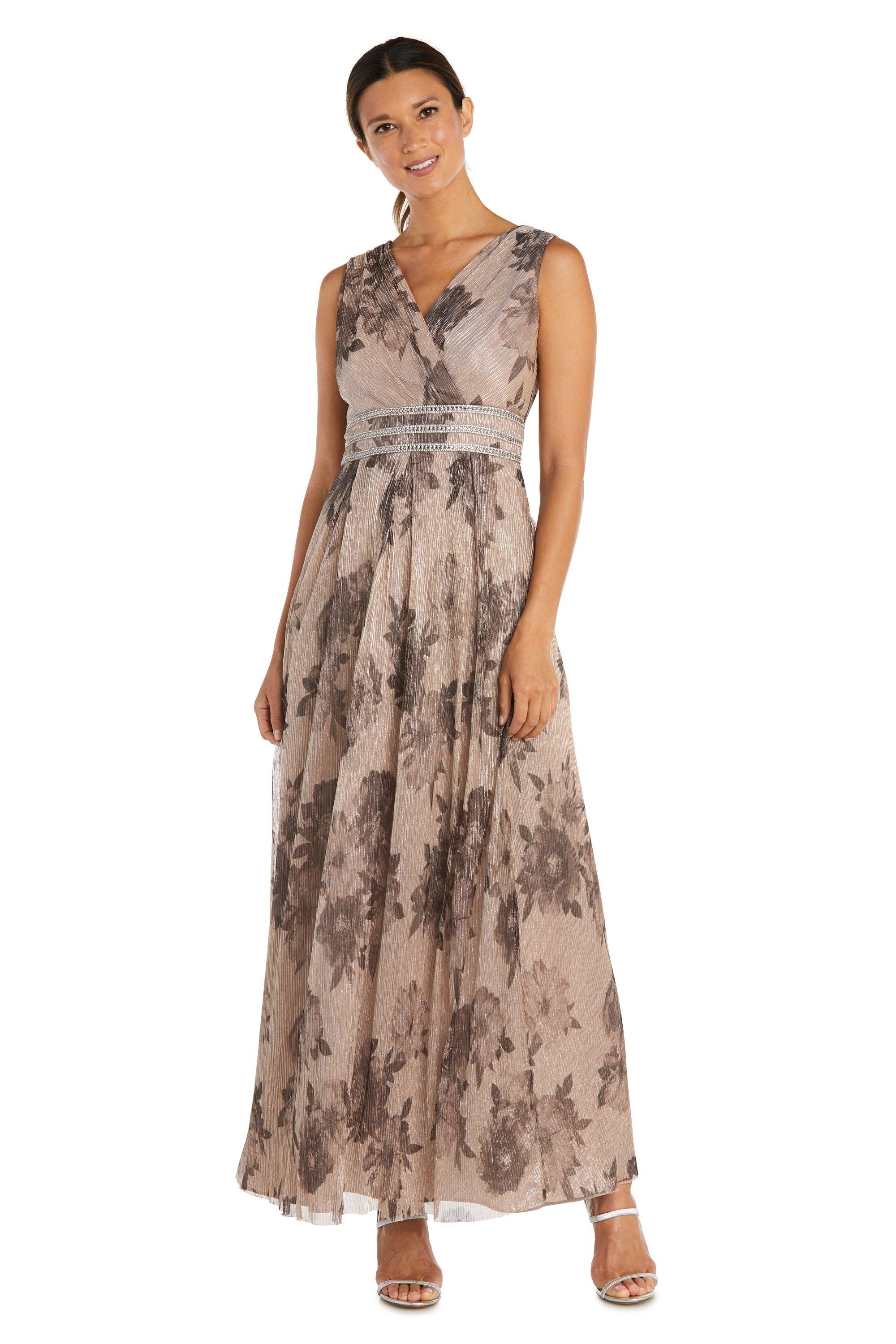 Gold R&M Richards 7938P Long Sleeveless Petite Dress for $75.99 – The ...