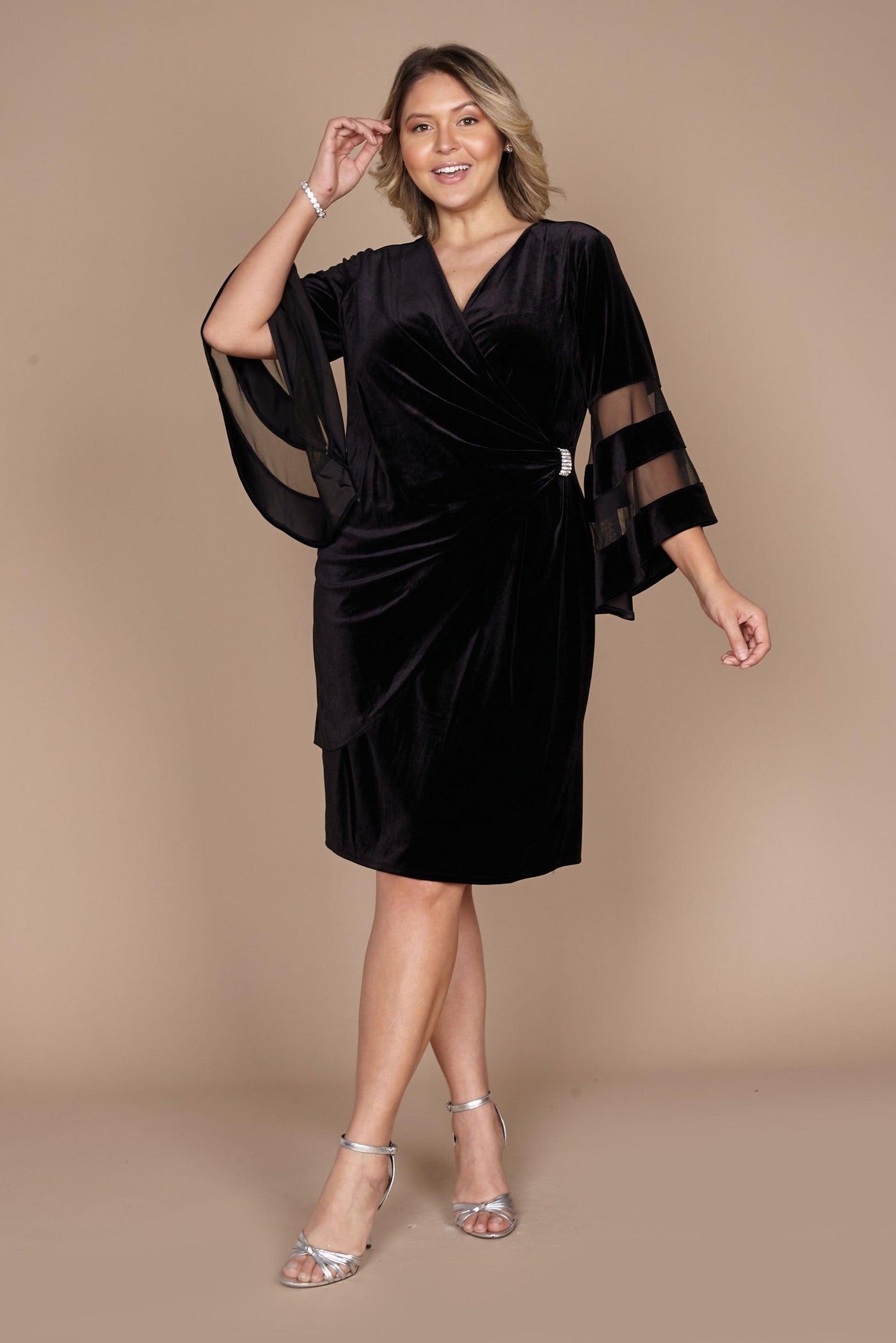 R&M Richards Mother of the Bride Short Dress 5471 - The Dress Outlet