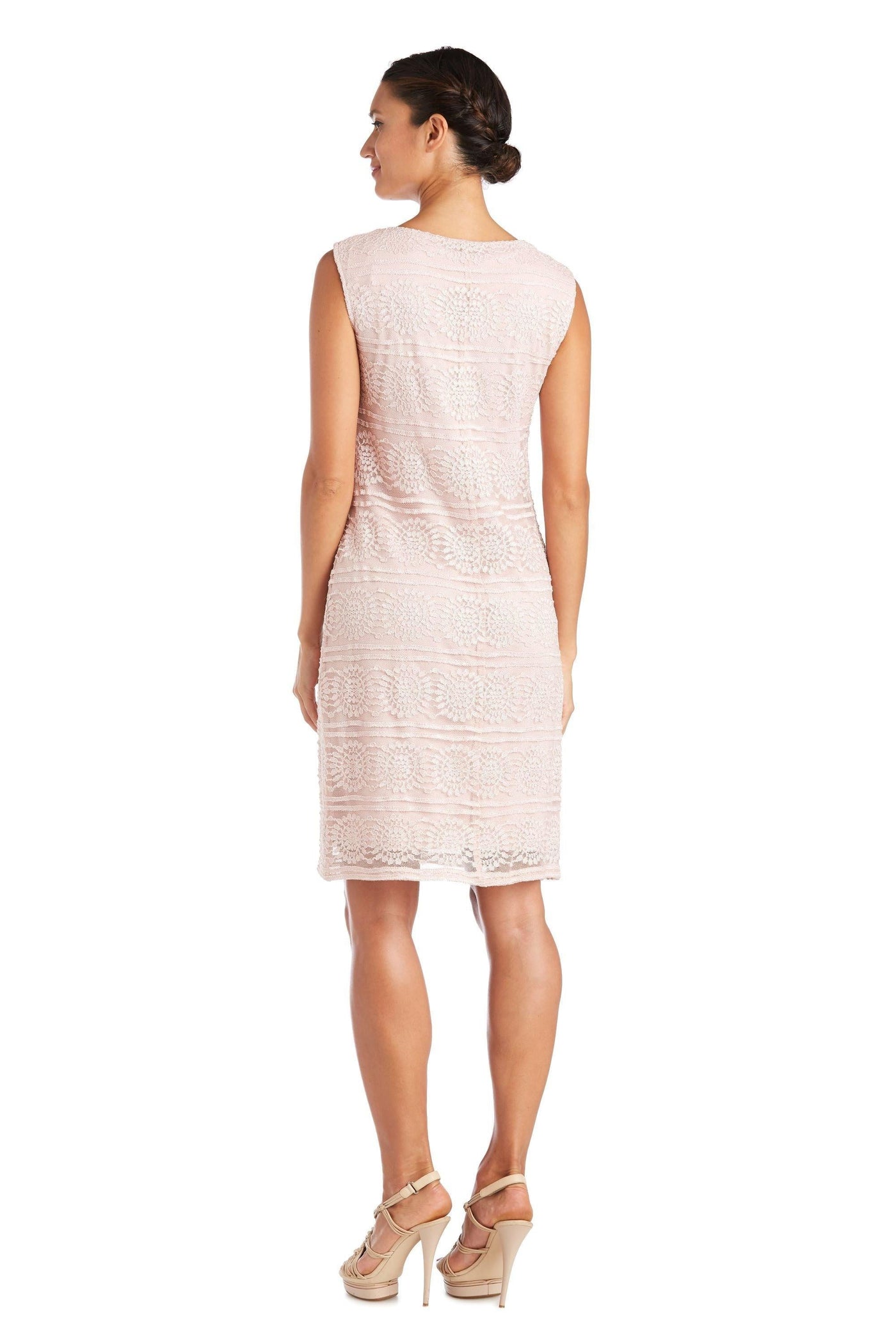 R&M Richards Mother of the Bride Short Dress 5558P - The Dress Outlet