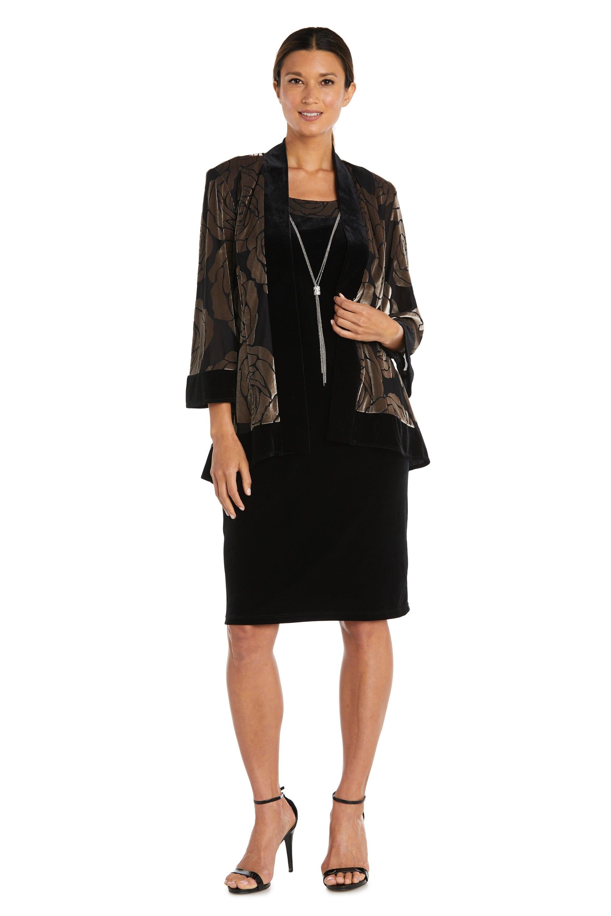 R&M Richards Mother of the Bride Short Dress 9027 - The Dress Outlet