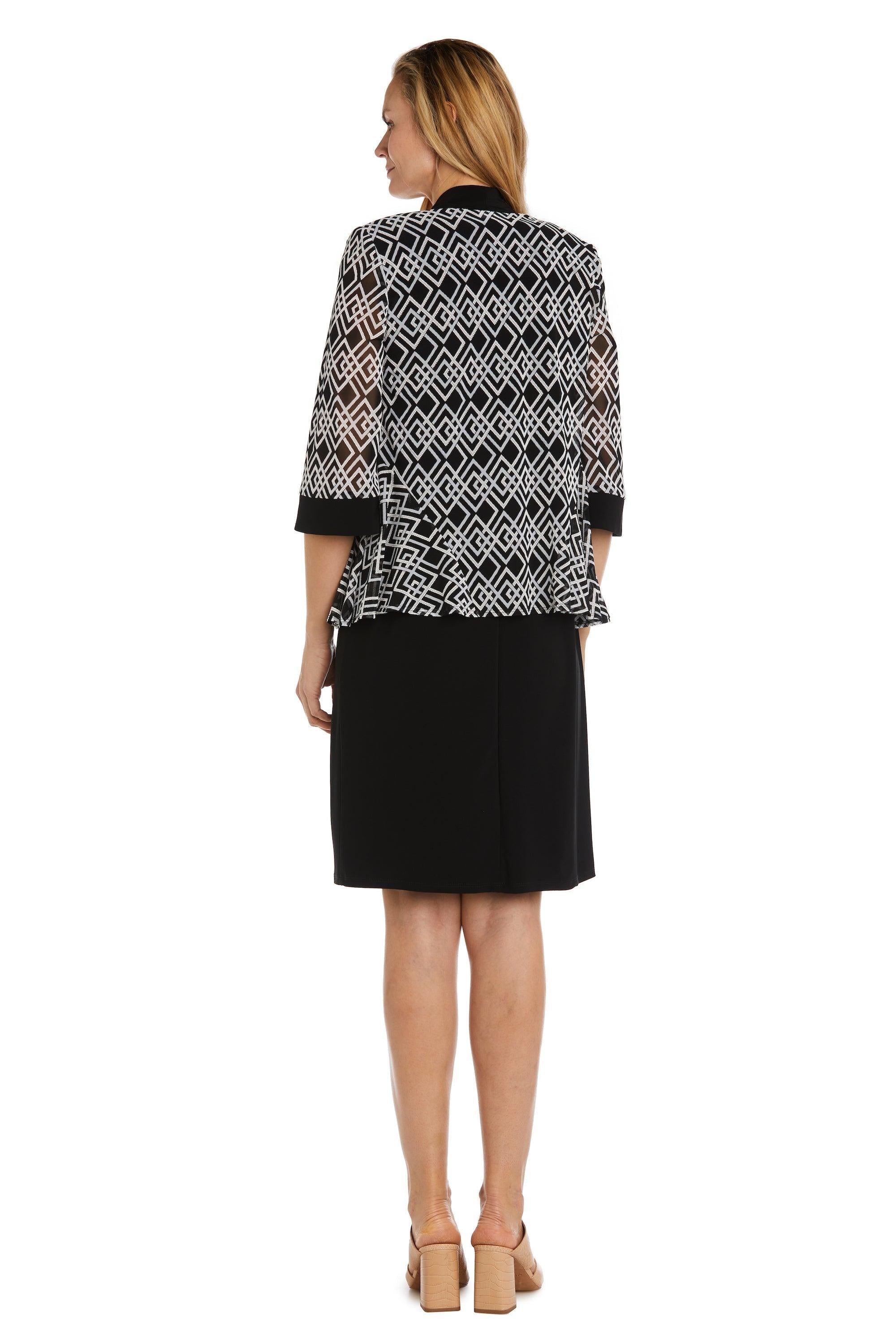 R&M Richards Mother of the Bride Short Dress 9709 - The Dress Outlet