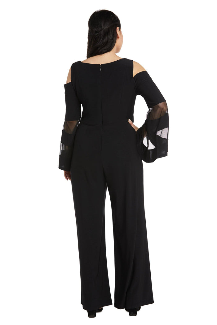R&M Richards Petite Long Formal Jumpsuit 2469P - The Dress Outlet