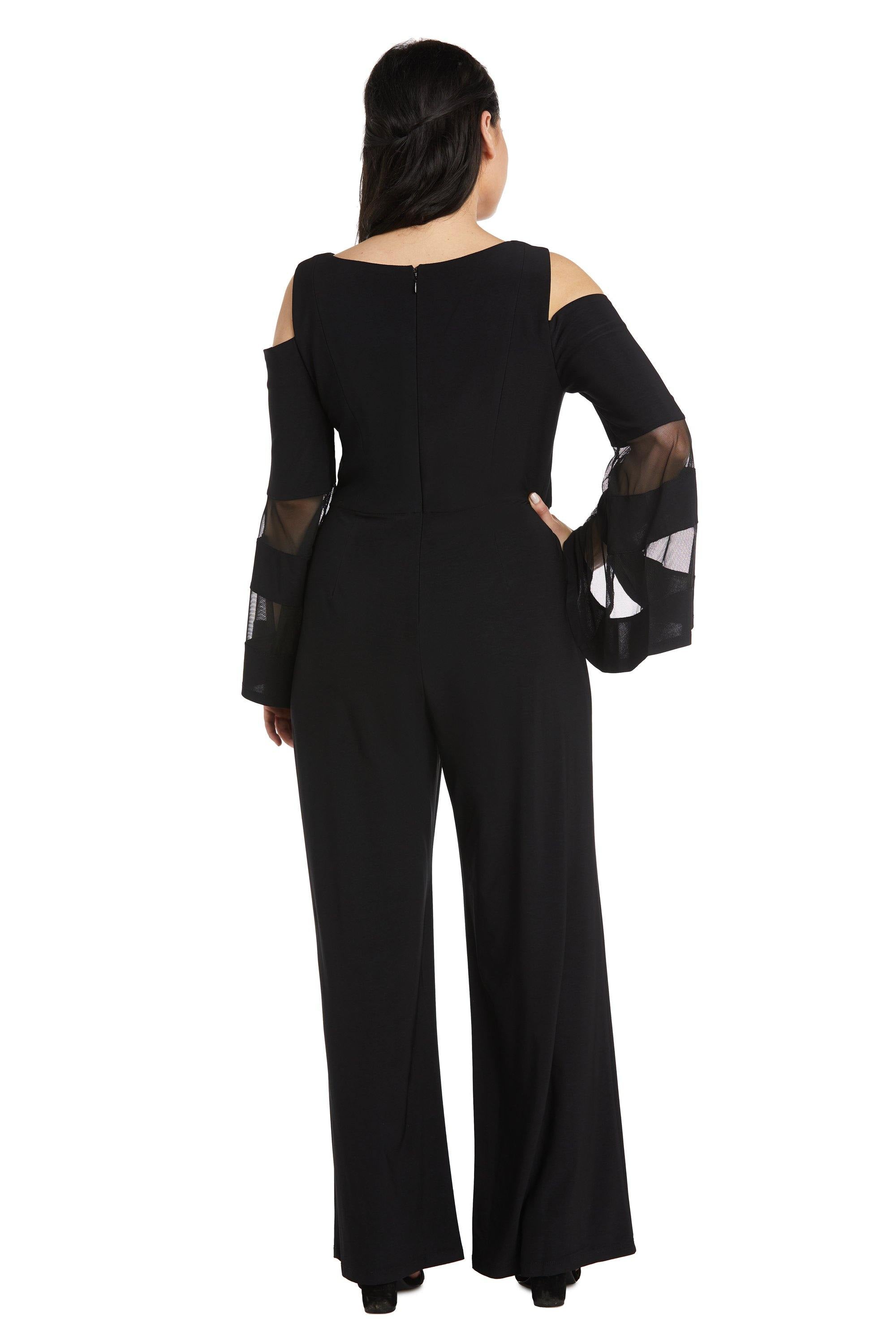 R&M Richards Petite Long Formal Jumpsuit 2469P - The Dress Outlet