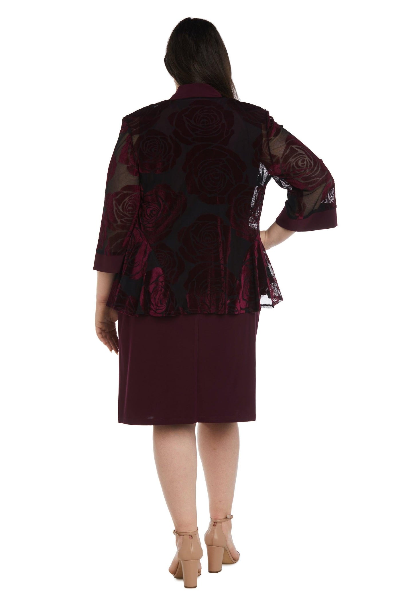 R&M Richards Plus Size Short Jacket Dress 7999W - The Dress Outlet