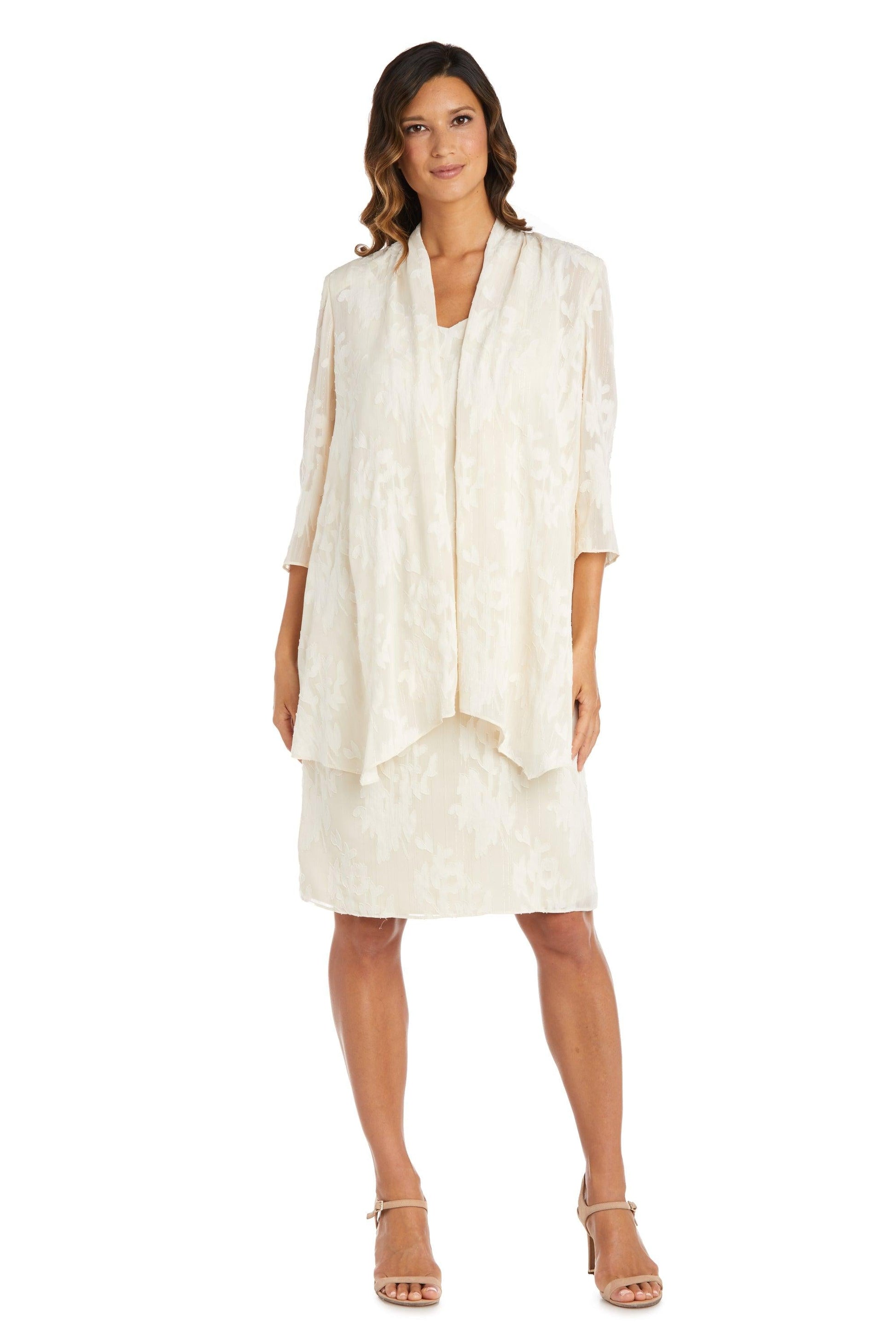 R&M Richards 9458 Short Piece Petite Jacket Dress