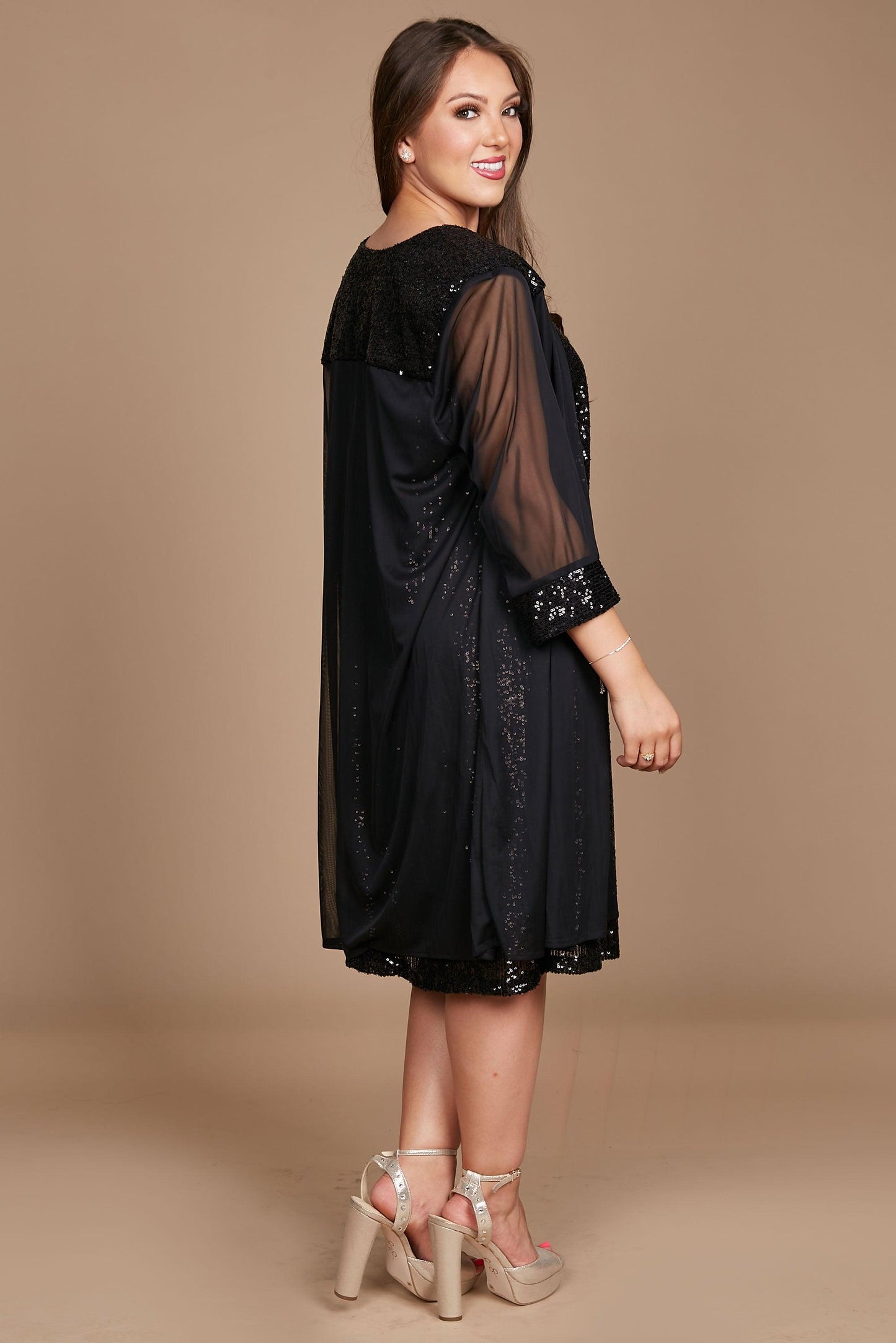 R&M Richards Short Black Formal Dress Sale - The Dress Outlet