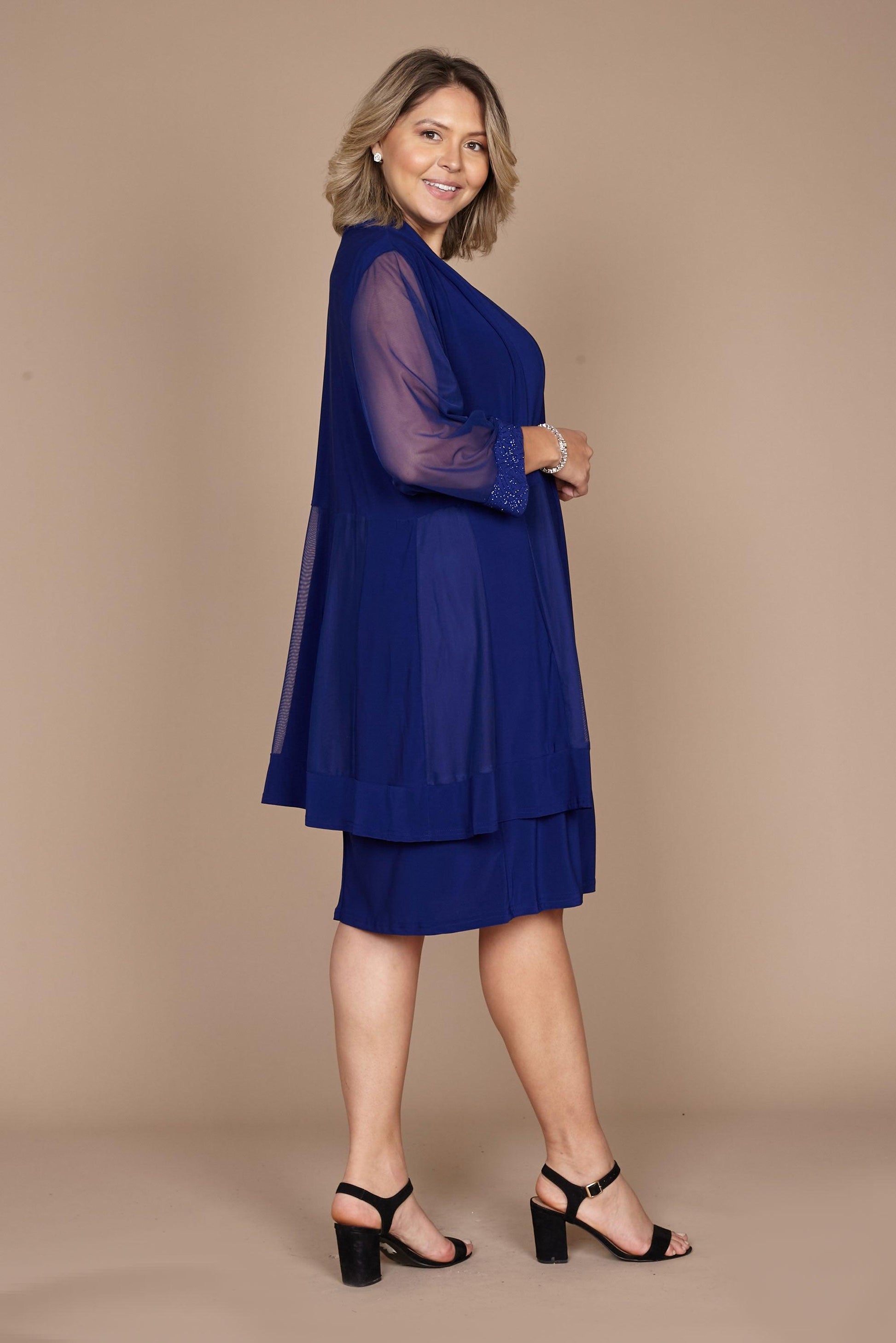 R&M Richards 8271P Short Formal Petite Jacket Dress