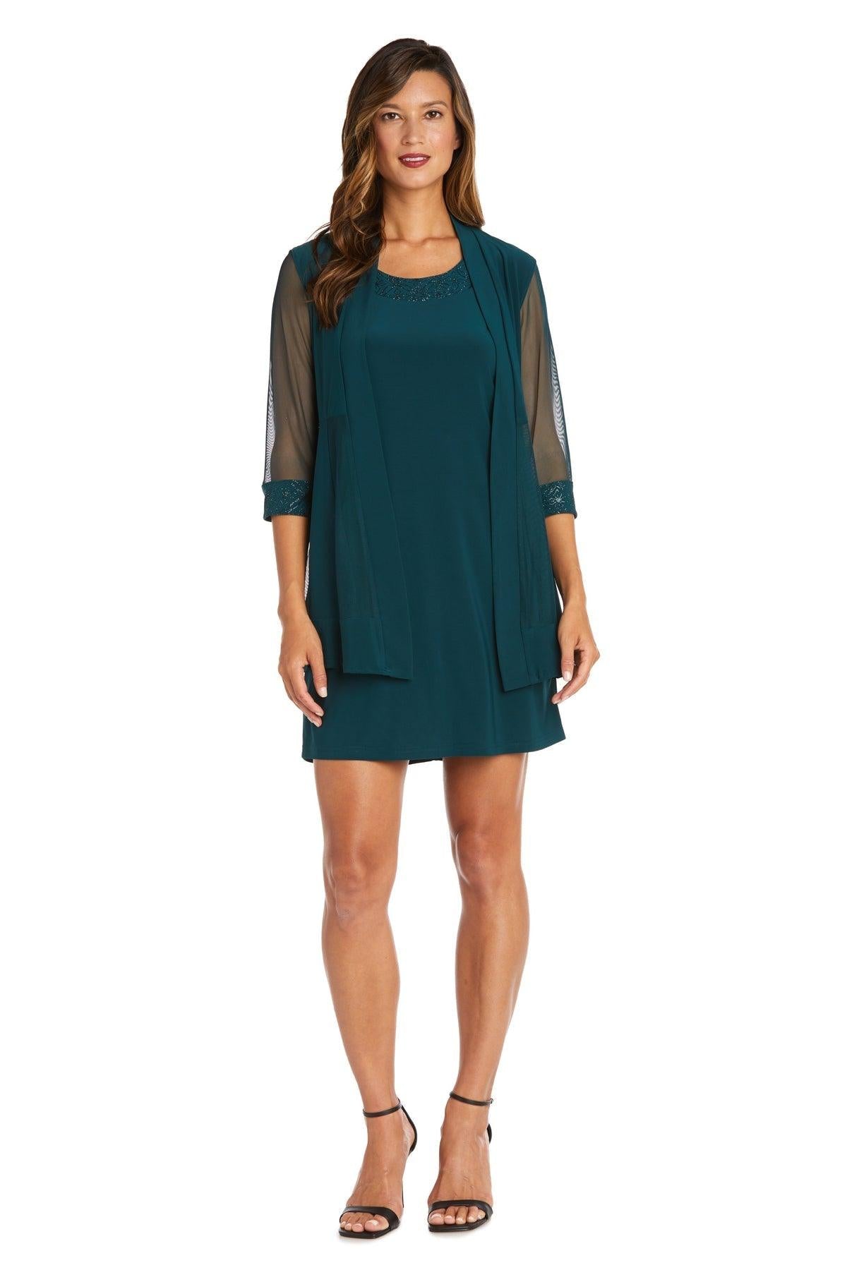 R&M Richards 8271P Short Formal Petite Jacket Dress