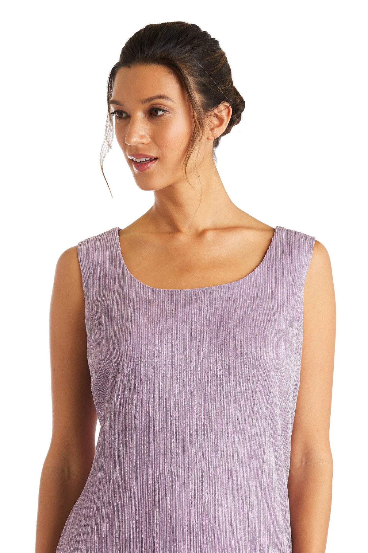 R&M Richards Short Metallic Petite Dress 5191P - The Dress Outlet