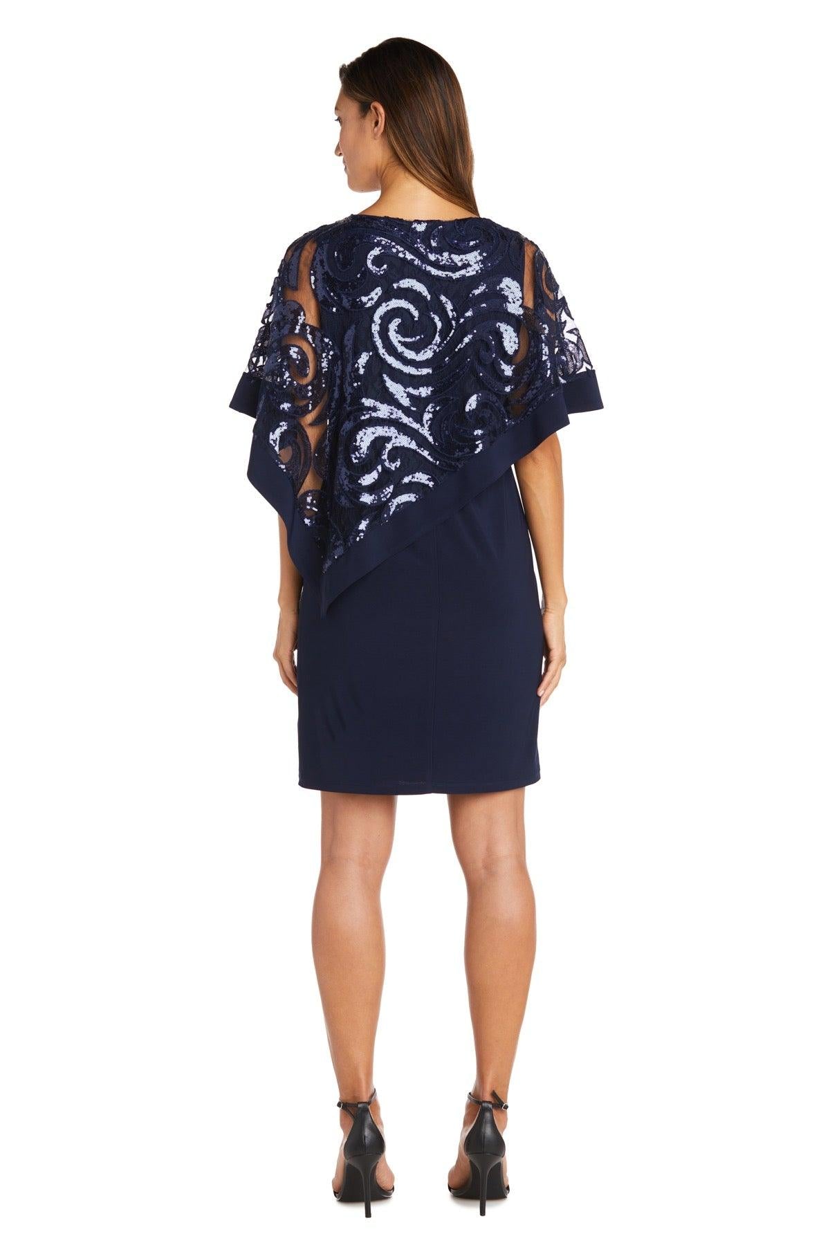 R&M Richards Short Mother of the Bride Dress 2584 - The Dress Outlet