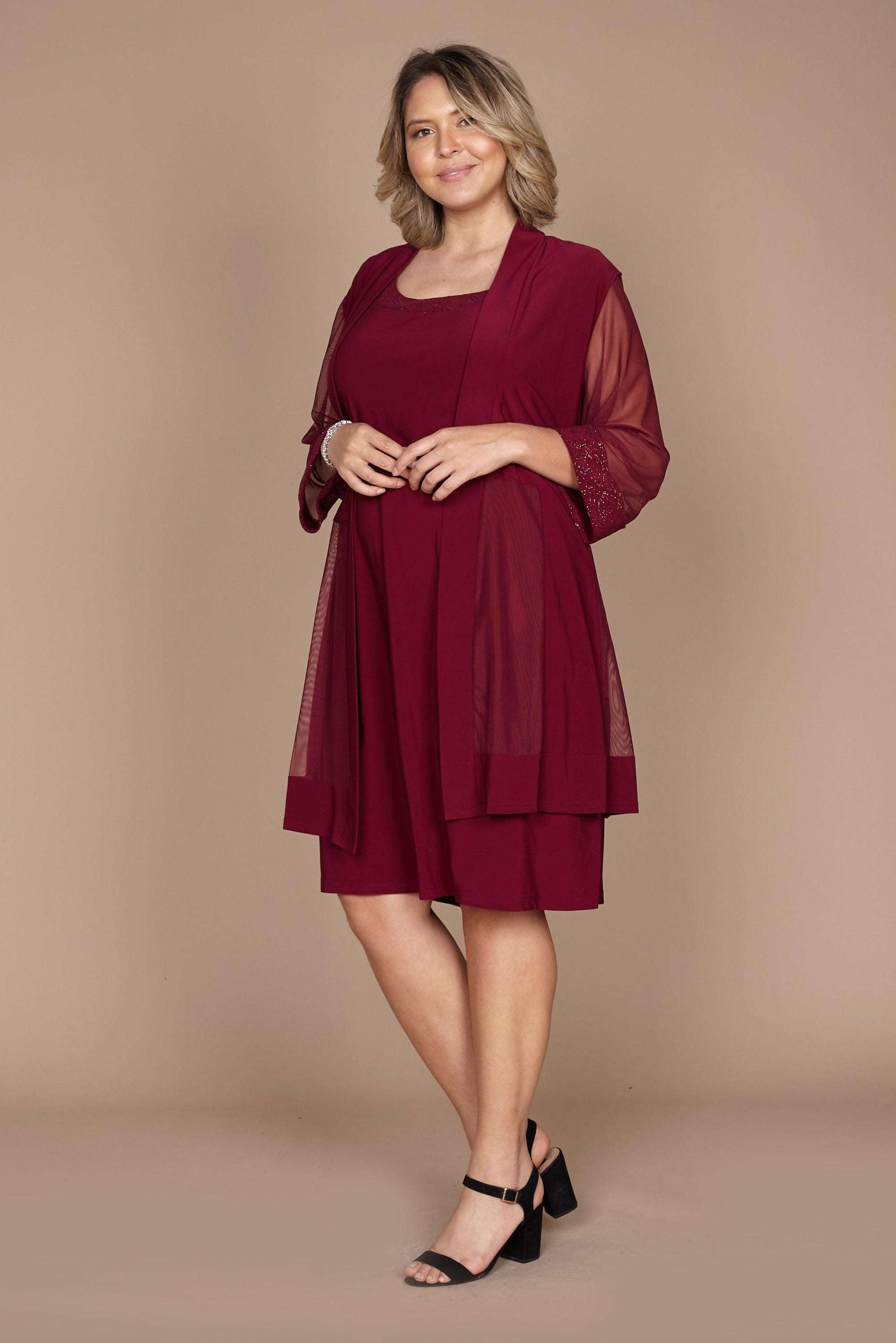 R&M Richards 8271 Short Mother Of The Bride Dress