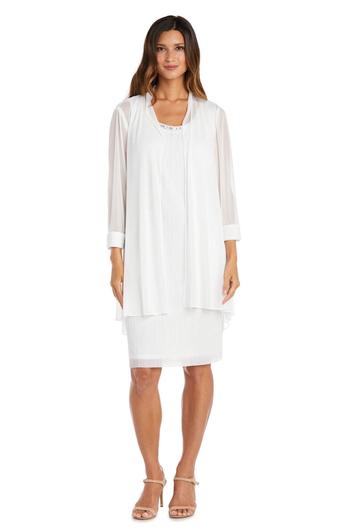 R&M Richards Short Petite Jacket 2 Piece Dress 2583P - The Dress Outlet