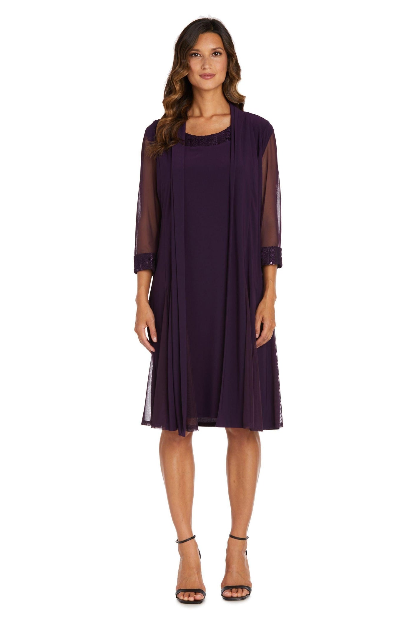 R&M Richards Short Petite Jacket Dress 3221P - The Dress Outlet