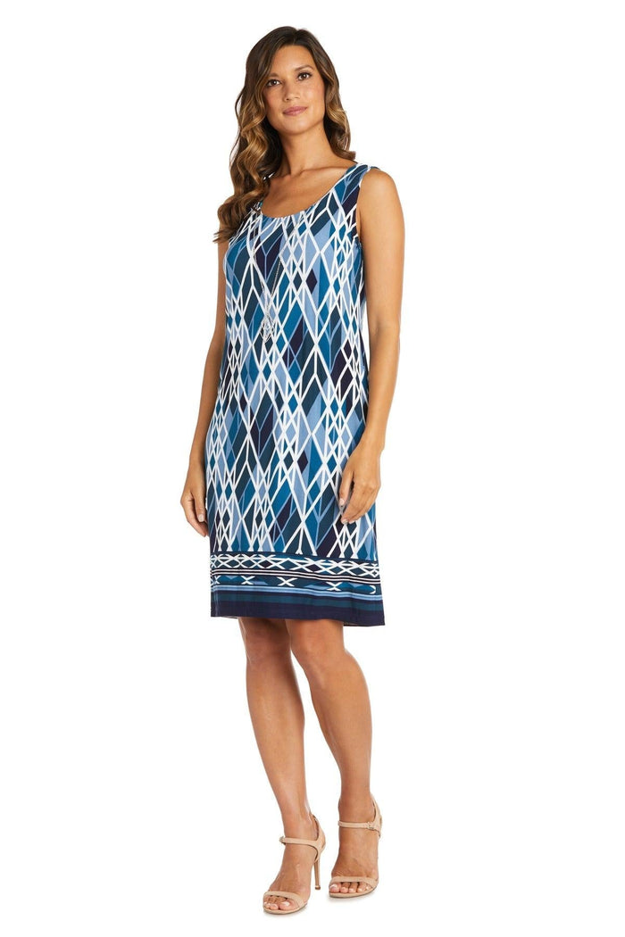 R&M Richards Short Petite Print Jacket Dress 7987P - The Dress Outlet