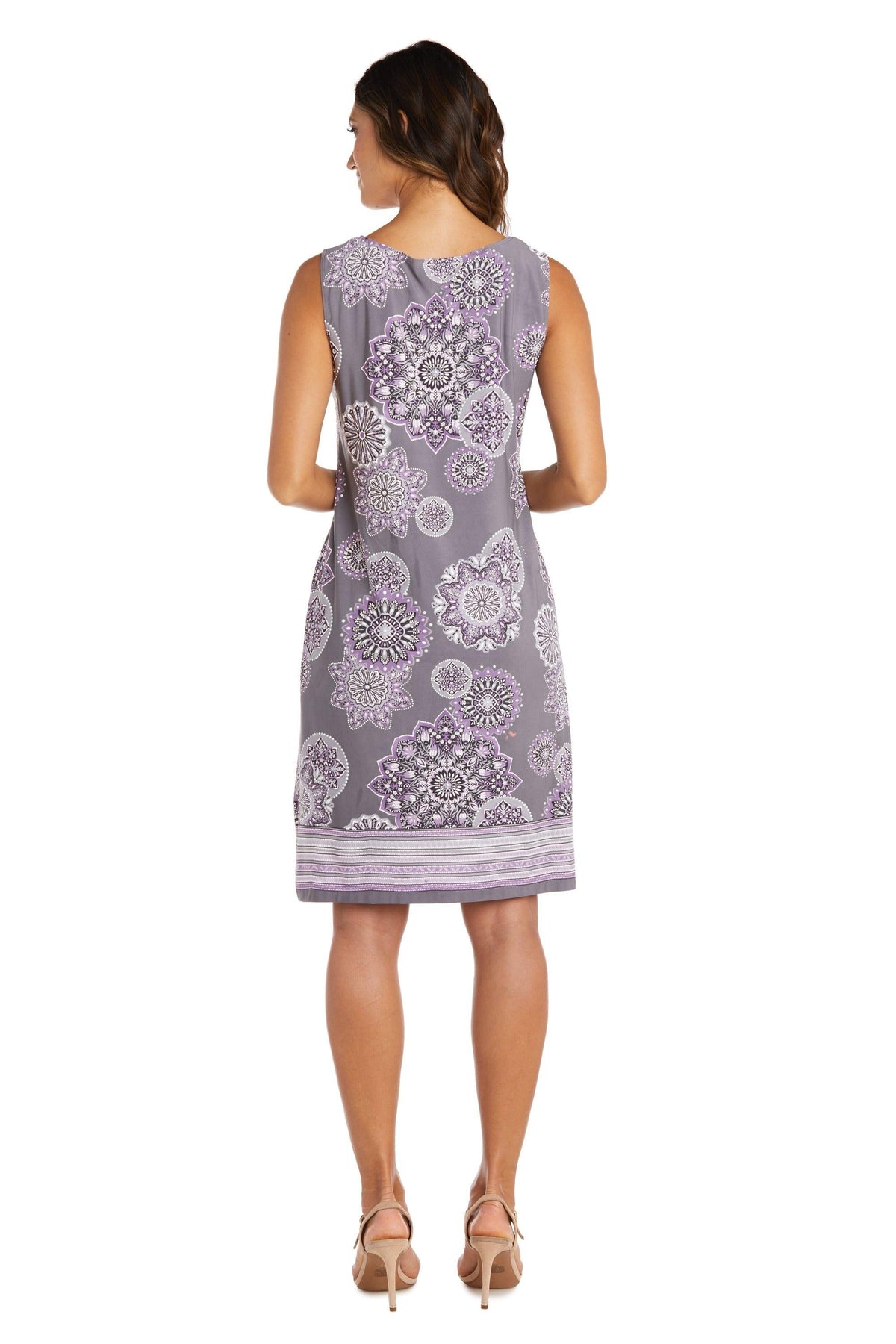 R&M Richards Short Petite Print Jacket Dress 9257P - The Dress Outlet