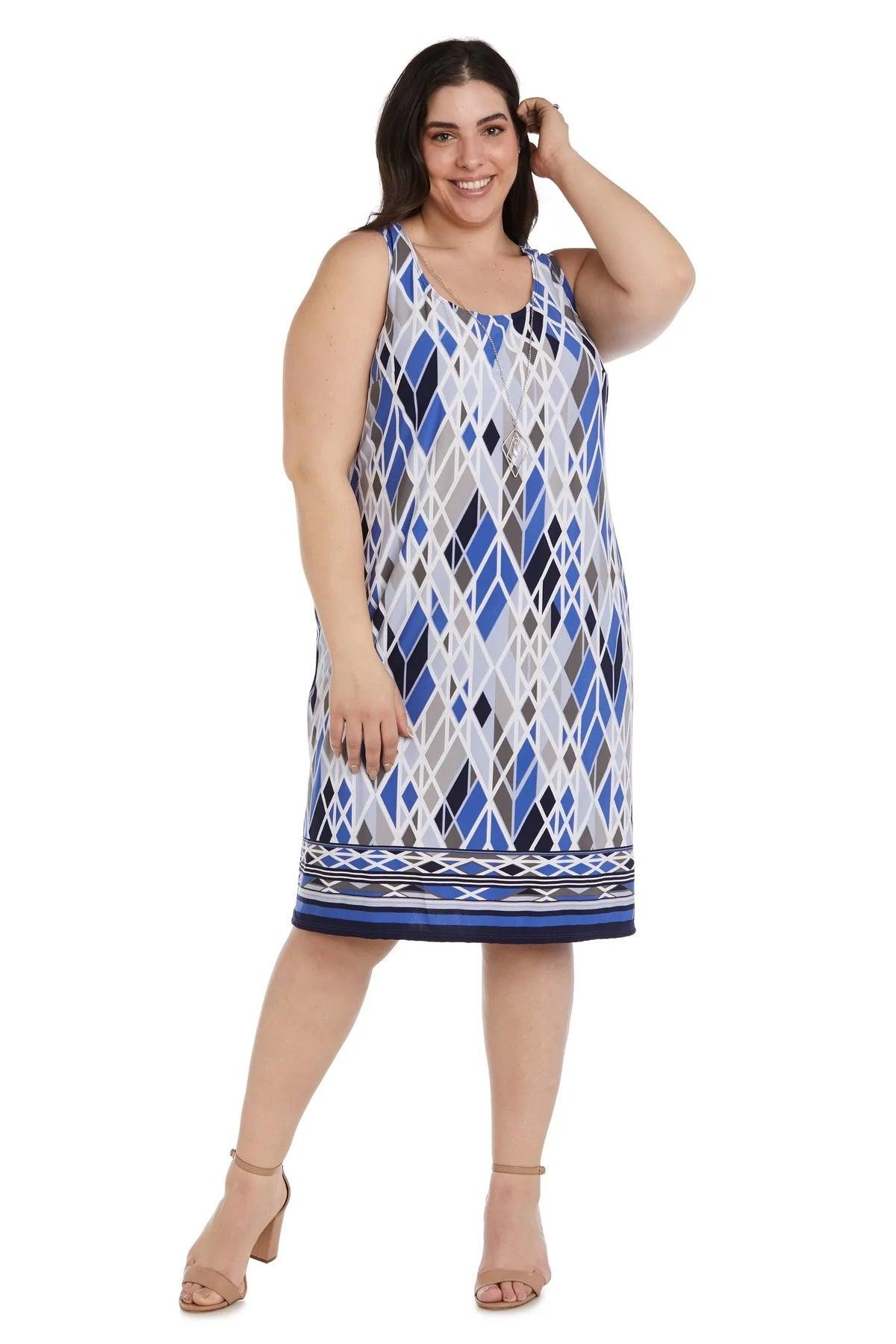 R&M Richards Short Plus Size Jacket Dress 7987W - The Dress Outlet