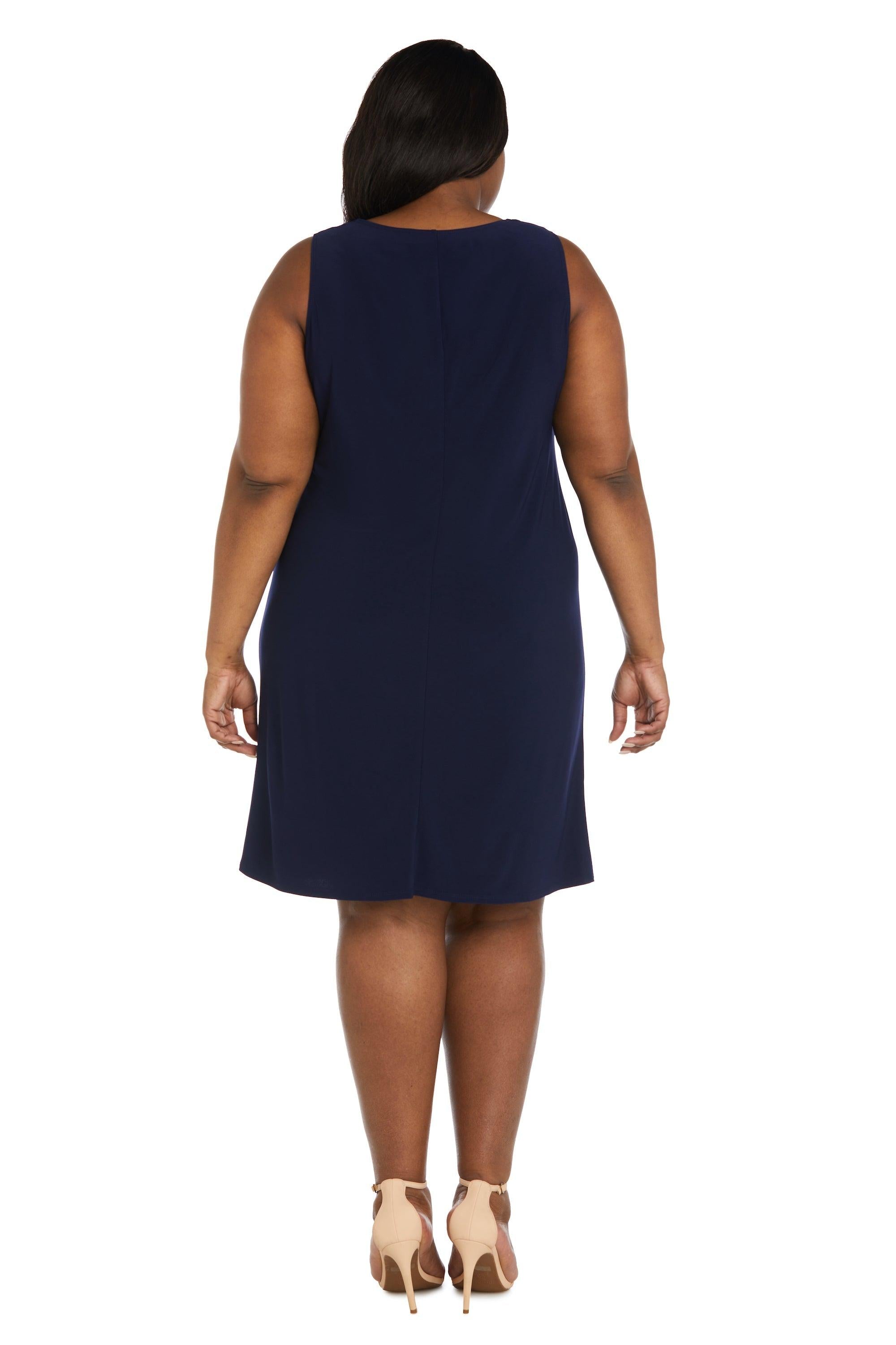 R&M Richards Short Plus Size Jacket Dress 9187W - The Dress Outlet