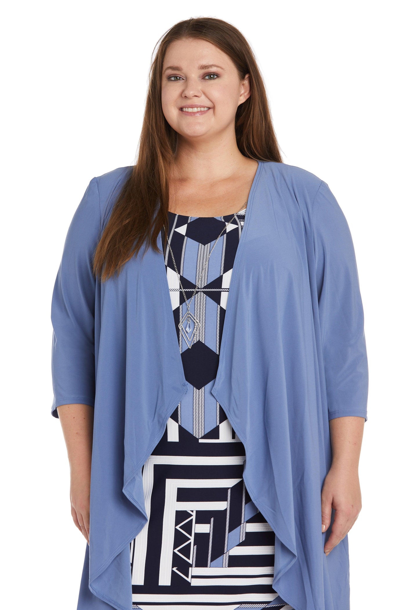 R&M Richards Short Plus Size Jacket Dress 9217W - The Dress Outlet