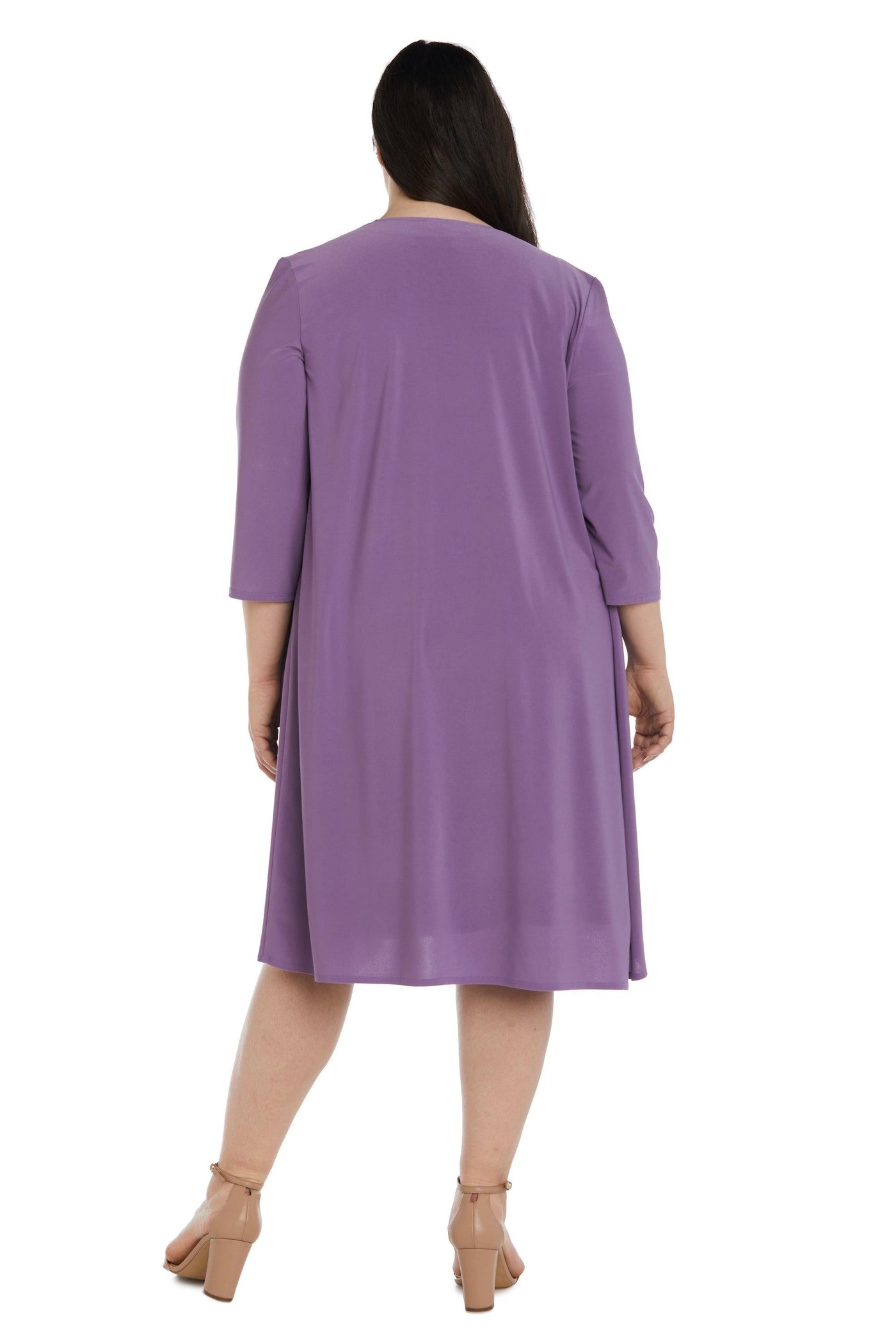 R&M Richards Short Plus Size Jacket Dress 9257W - The Dress Outlet