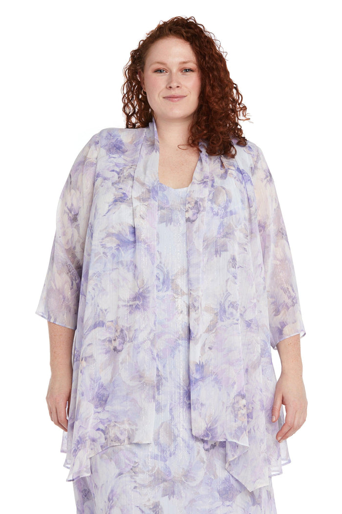 R&M Richards Short Plus Size Jacket Dress 9408W - The Dress Outlet