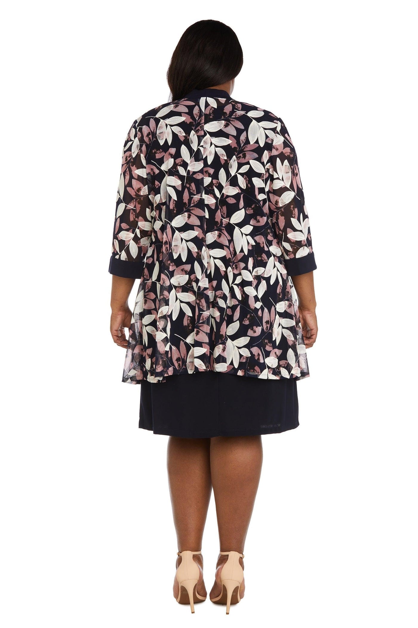 R&M Richards Short Plus Size Jacket Dress 9636W - The Dress Outlet