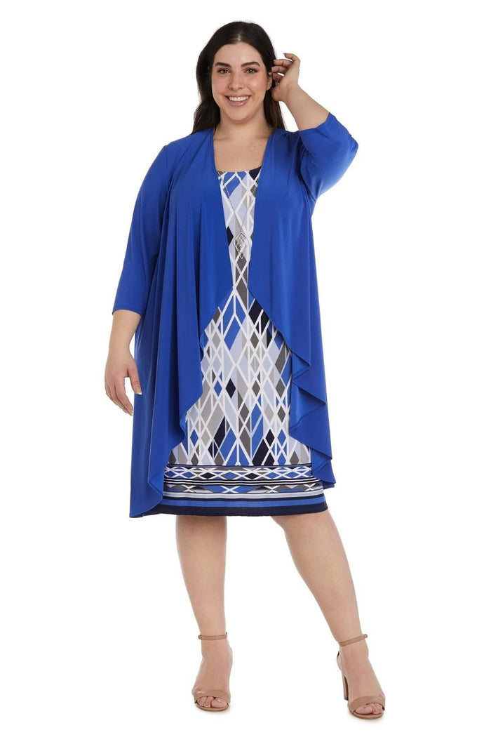 R&M Richards Short Plus Size Jacket Dress Sale - The Dress Outlet