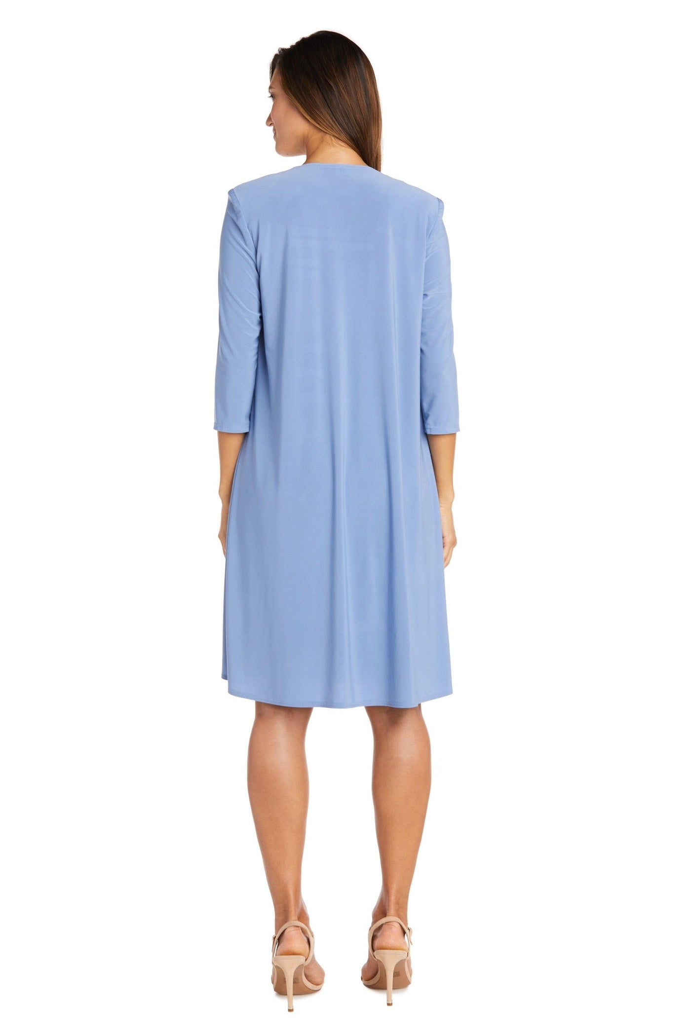 R&M Richards Short Print Jacket Cocktail Dress 9217 - The Dress Outlet