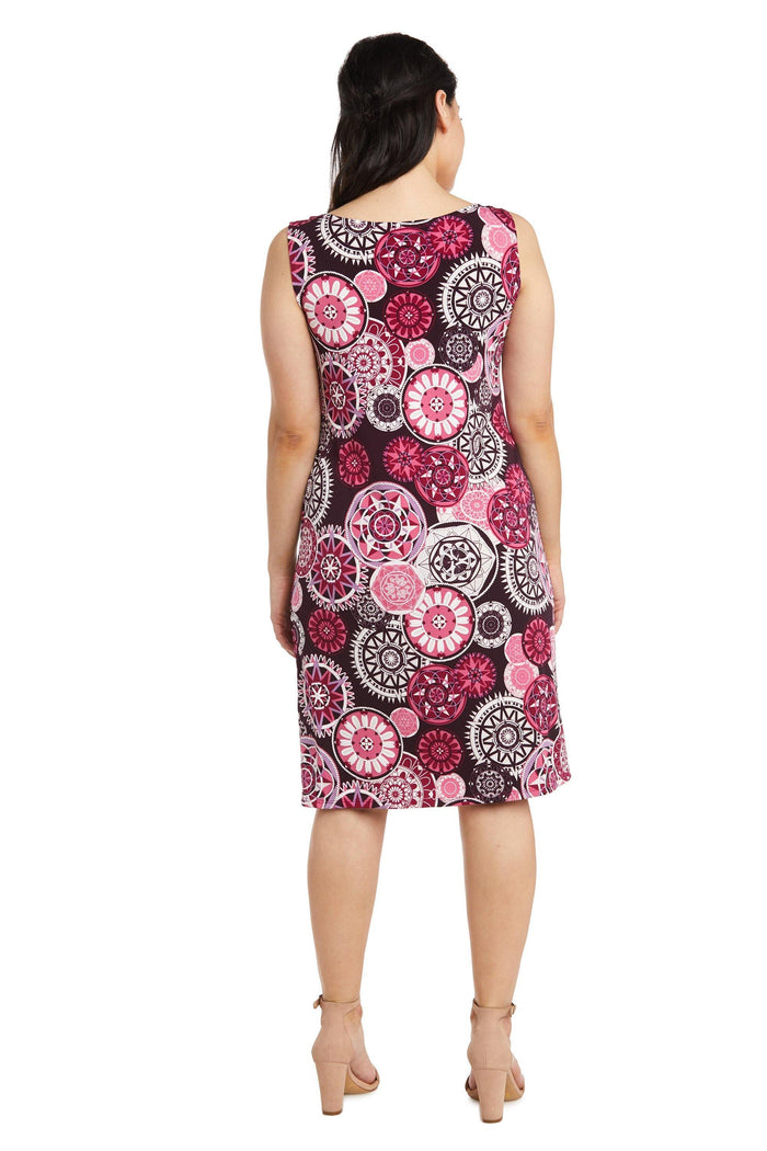 R&M Richards Short Print Jacket Petite Dress 7907P - The Dress Outlet