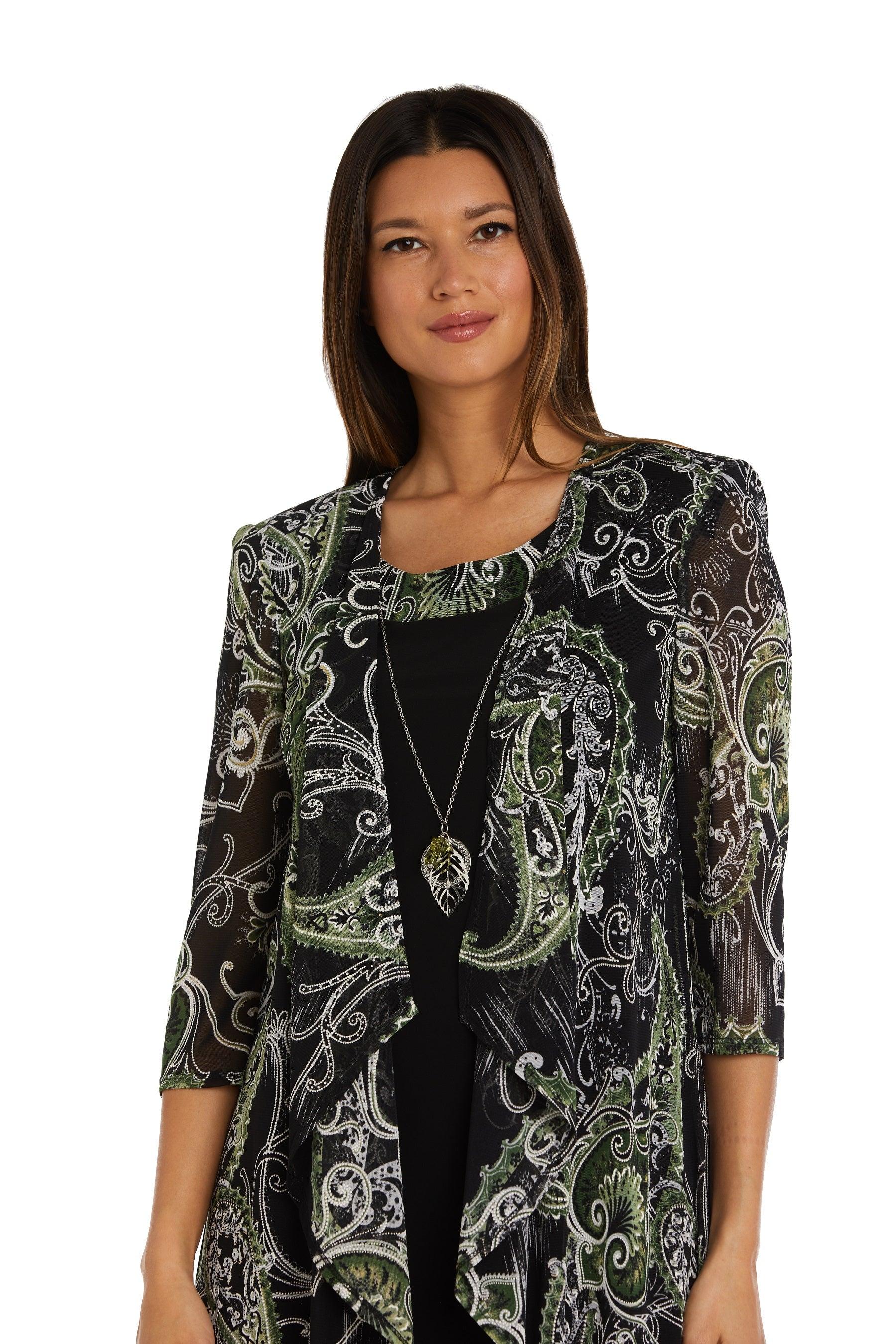 R&M Richards Short Two Piece Jacket Dress 9187 - The Dress Outlet