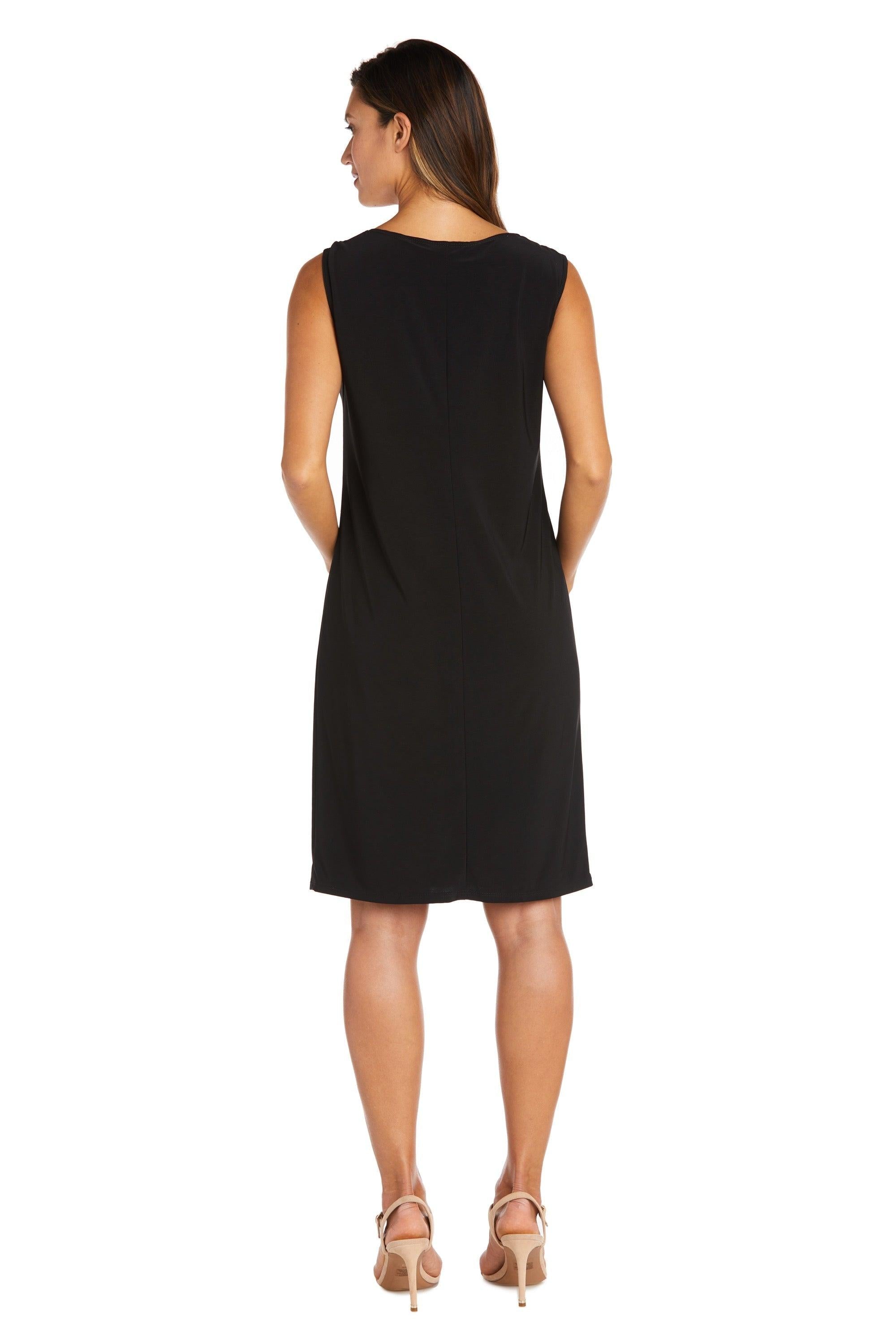 R&M Richards Short Two Piece Jacket Print Dress 9213 - The Dress Outlet