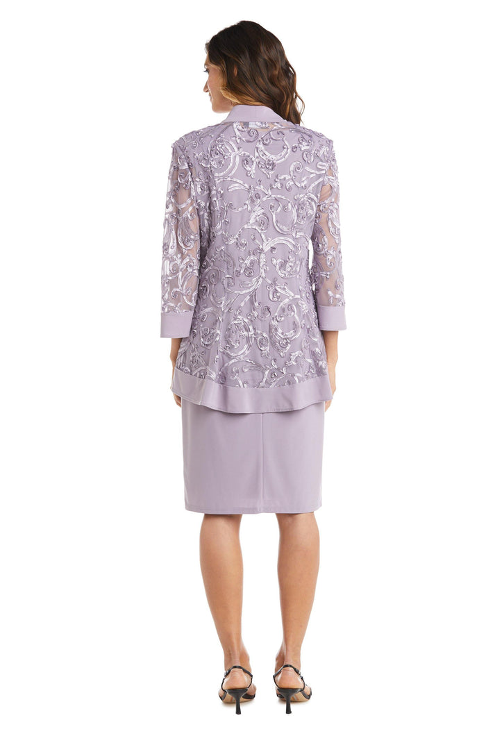 R&M Richards Short Two Piece Set Petite Dress 7077P - The Dress Outlet