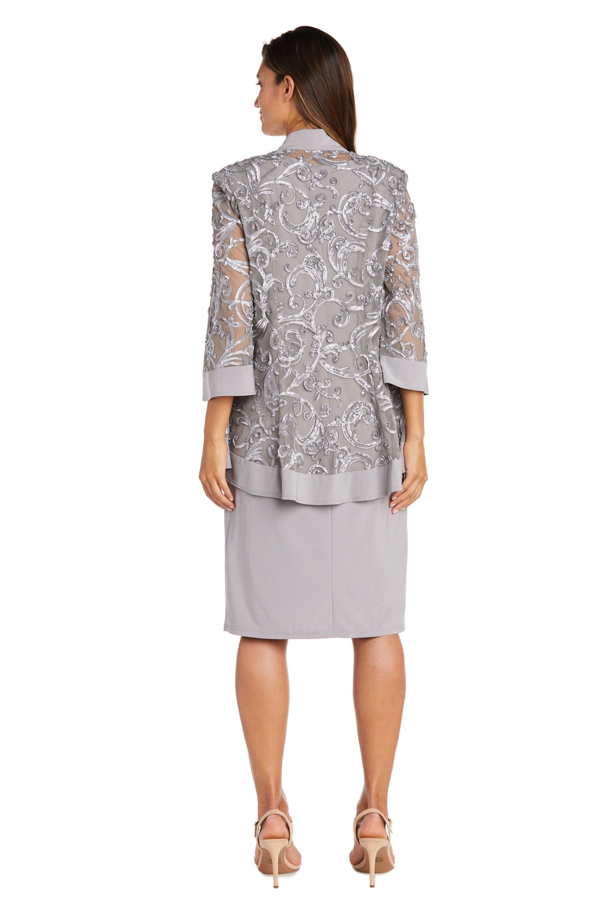 R&M Richards Short Two Piece Set Petite Dress 7077P - The Dress Outlet