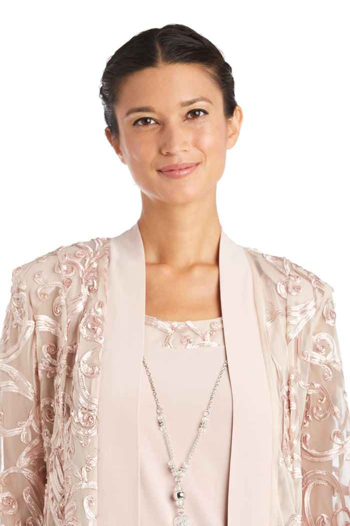 R&M Richards Short Two Piece Set Petite Dress 7077P - The Dress Outlet