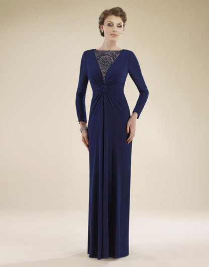 Rina di Montella Long MOther of the Bride Gown 1738 - The Dress Outlet
