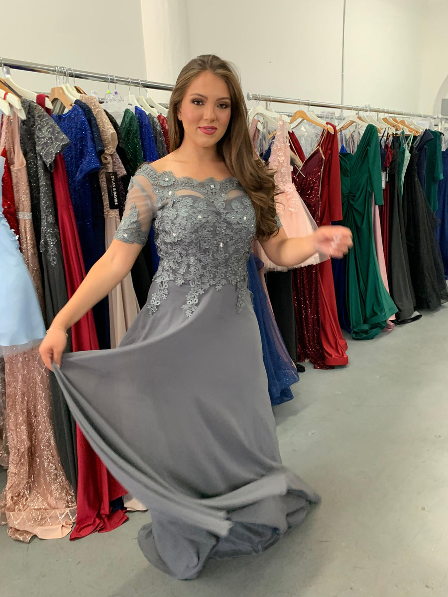 Short Long Mother of the Bride Formal Dress Sale - The Dress Outlet