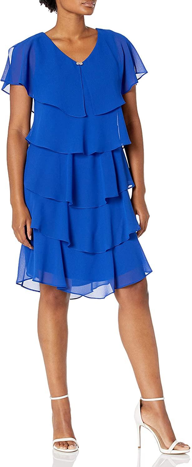 SL Fashions Women's Cocktail Dress 117525 - The Dress Outlet