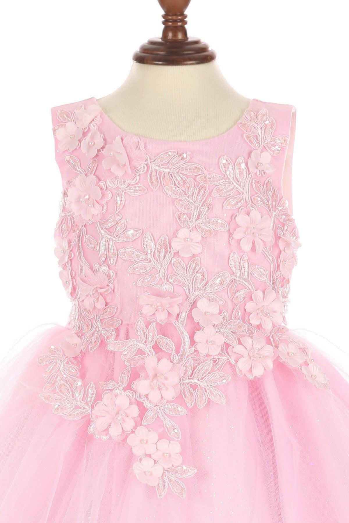 Sleeveless Baby Flower Girls Dress - The Dress Outlet