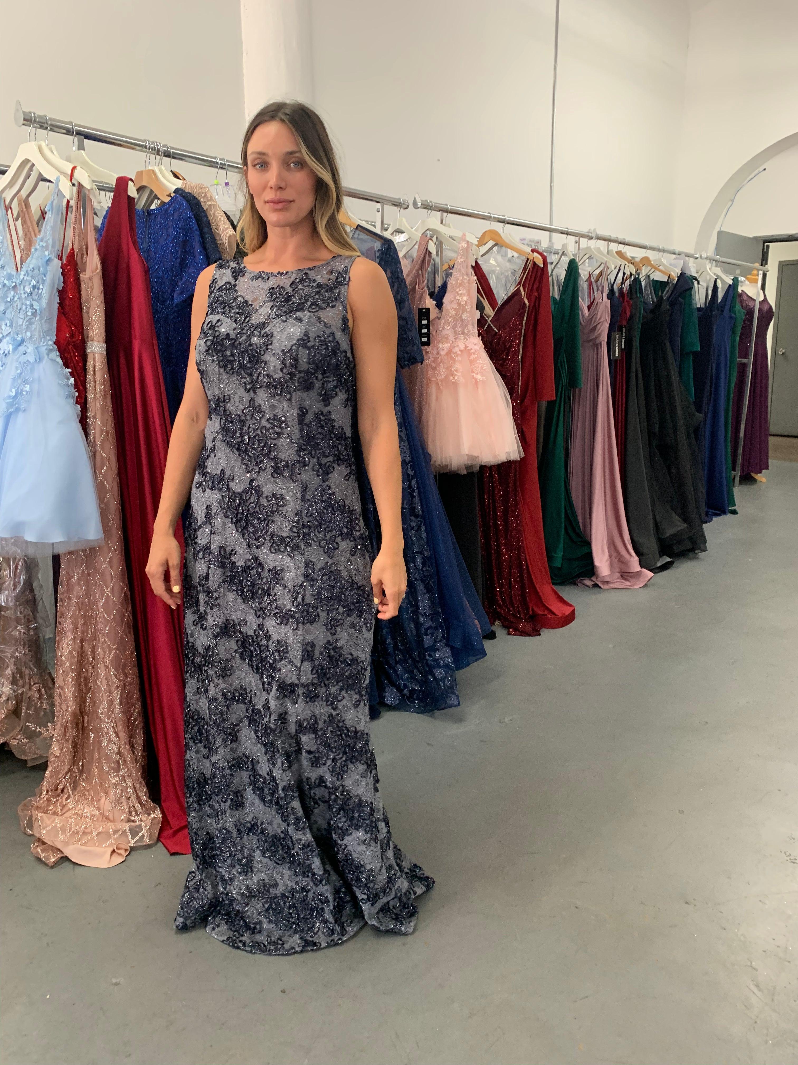 Prom Dresses Maxi Dresses On Clearance Gray Sleeveless Long Formal