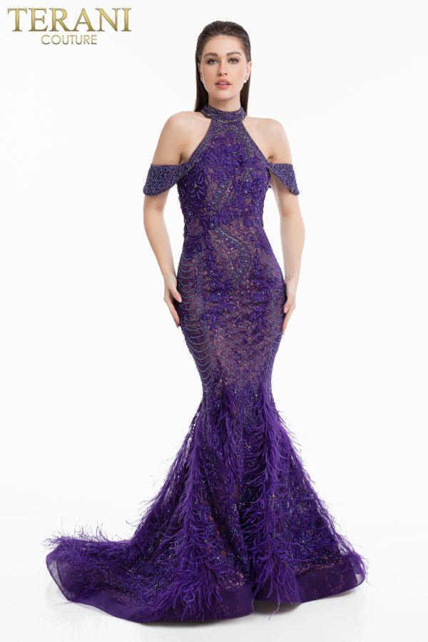 Terani Couture Long Formal Prom Dress 1823GL7531 - The Dress Outlet